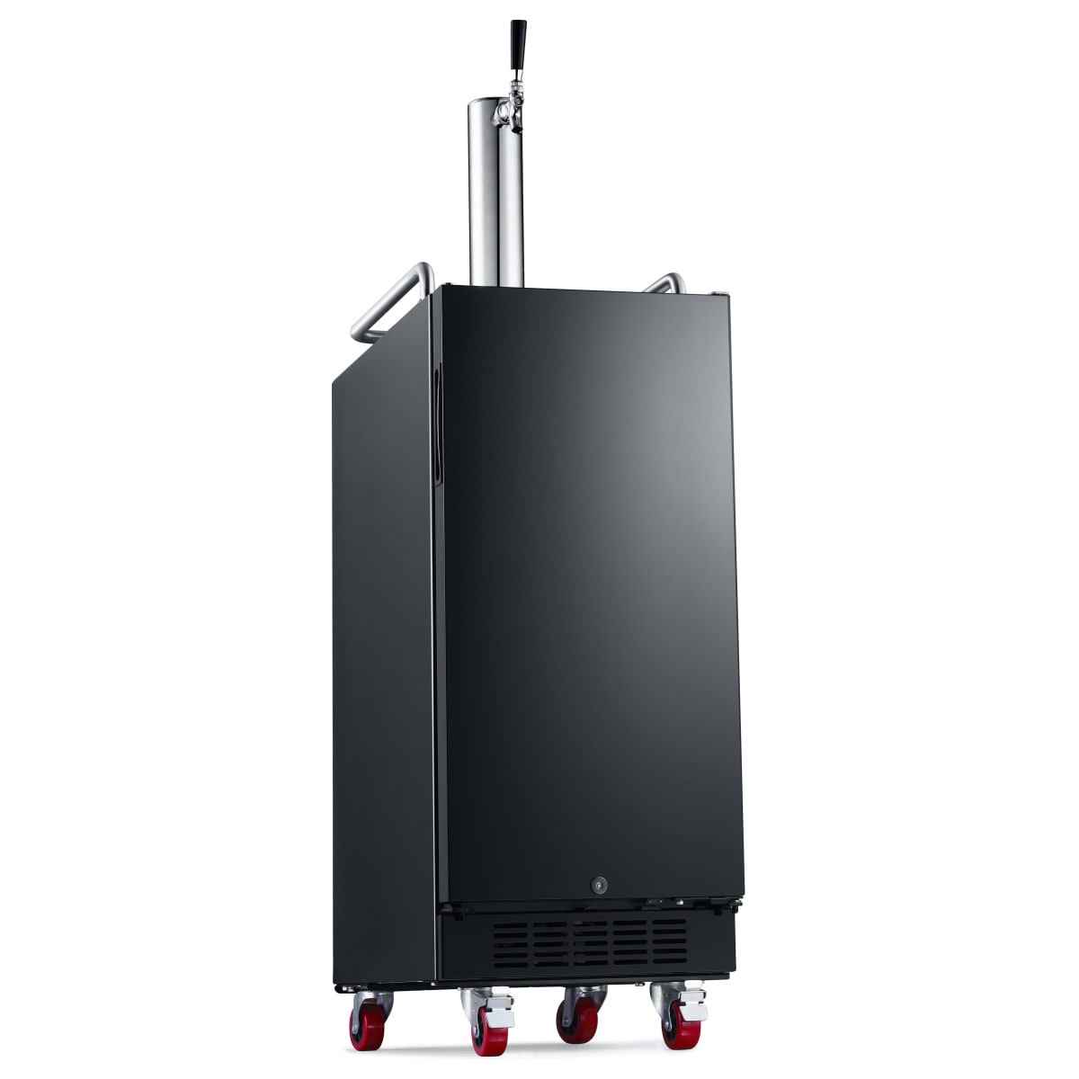 EdgeStar KC1500BL 15 Inch Black Stainless Steel Kegerator