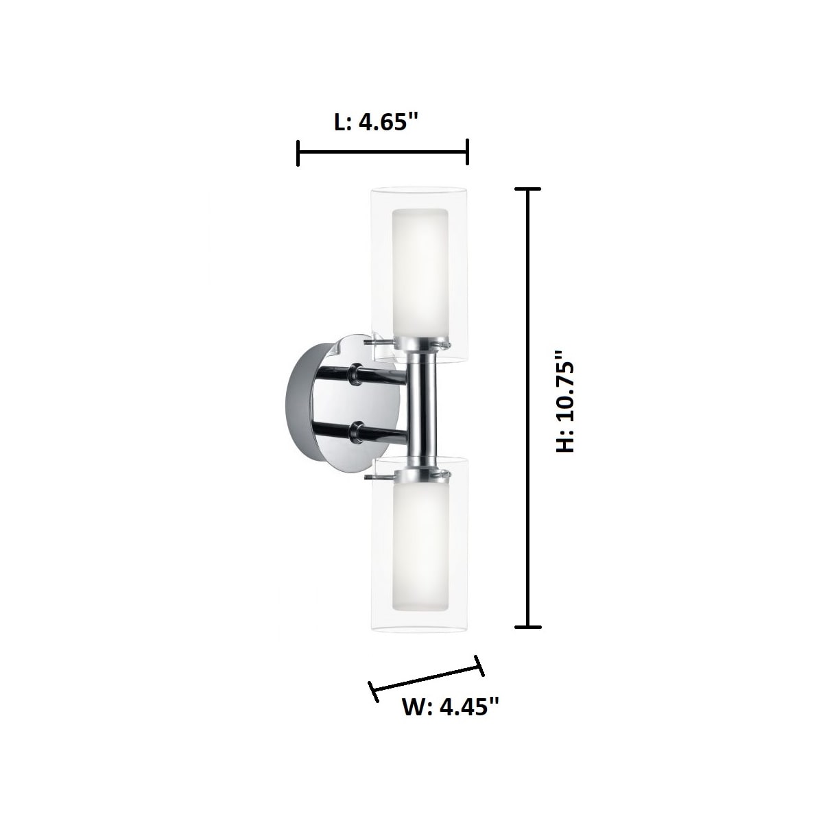 Eglo palermo led chrome top