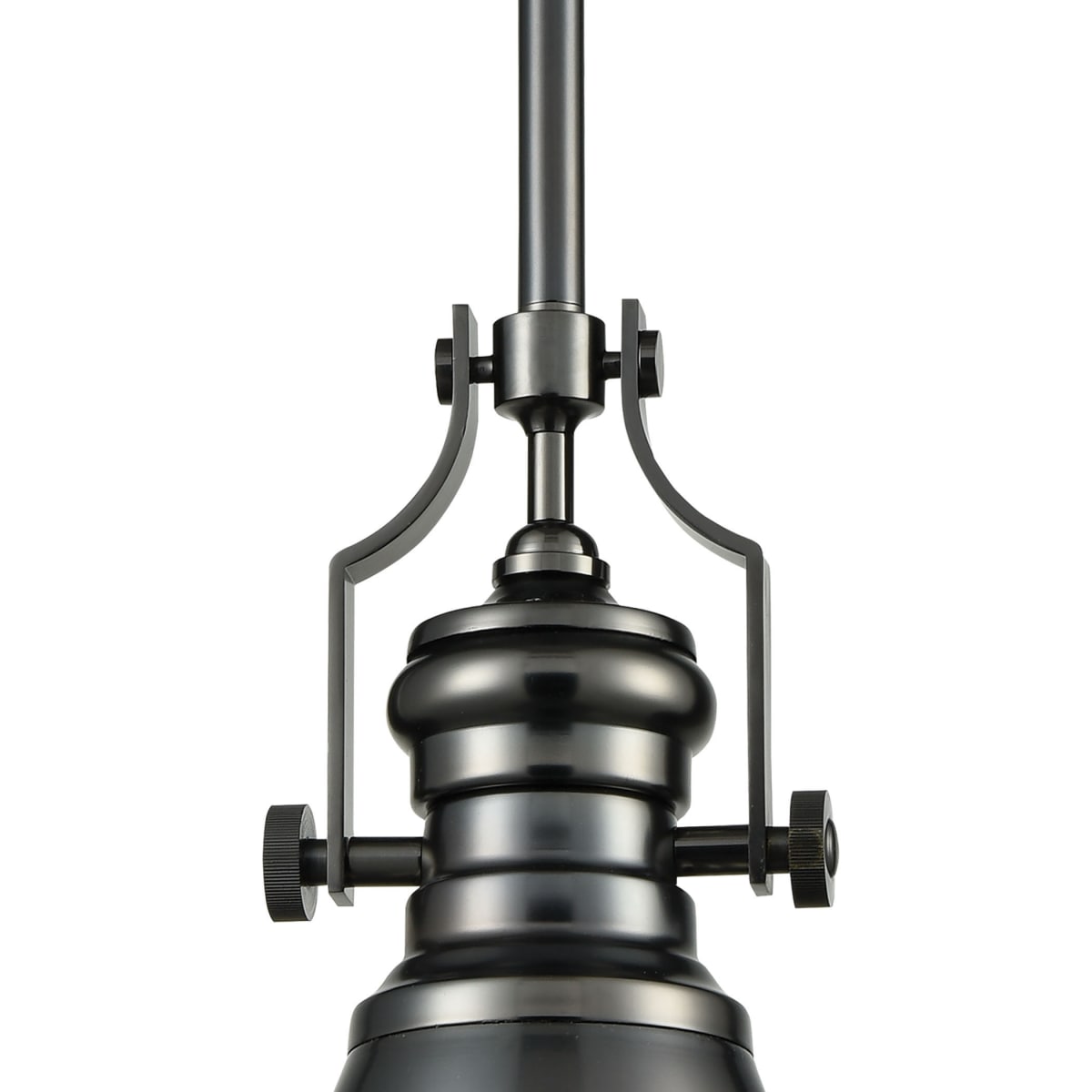 Elk Lighting 66609-1 Black Nickel Chadwick Single Light 8
