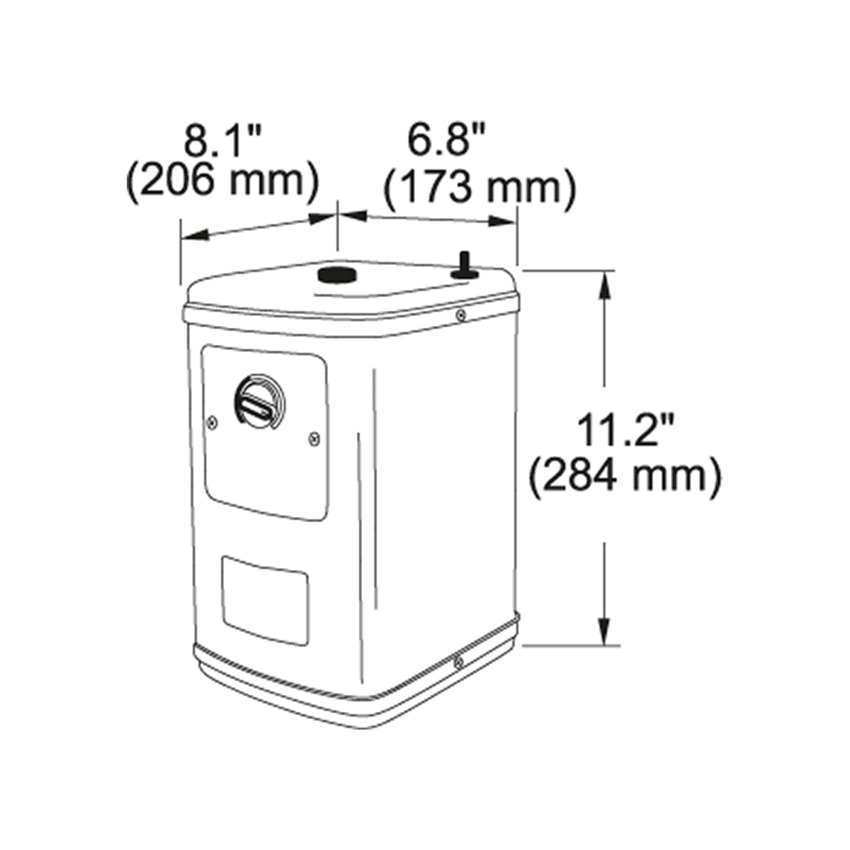 Franke HT-200 N/A Little Butler™ Heating Tank - Faucet.com