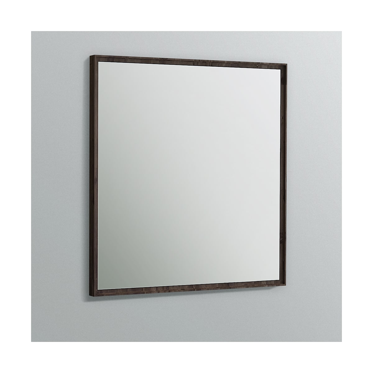Fresca Fmr3132aca Acacia Wood Cambria 32 X 32 Framed Bathroom Mirror Faucetdirect Com