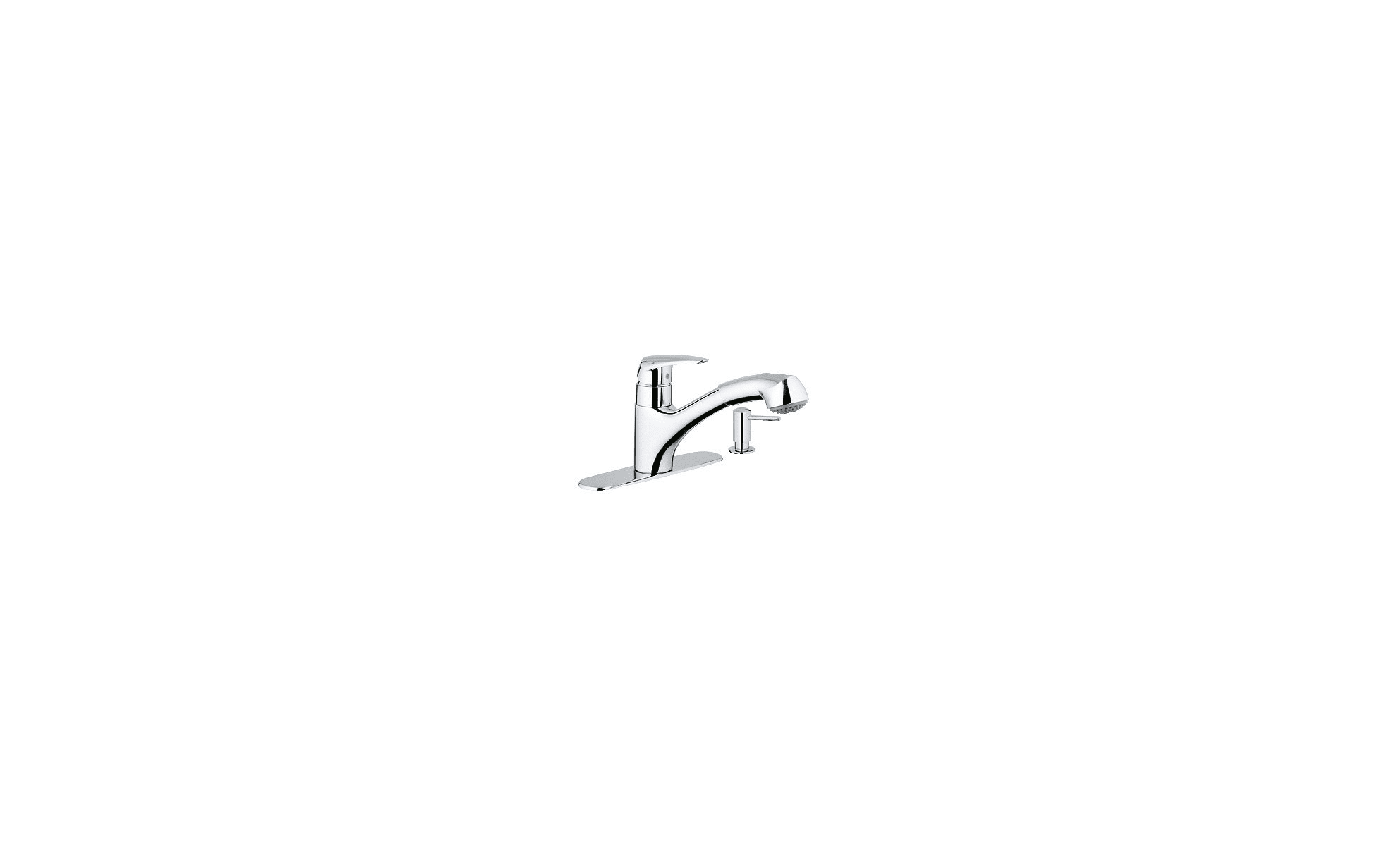 Grohe 30127000 Starlight Chrome Closeout Pull Out Spray Kitchen