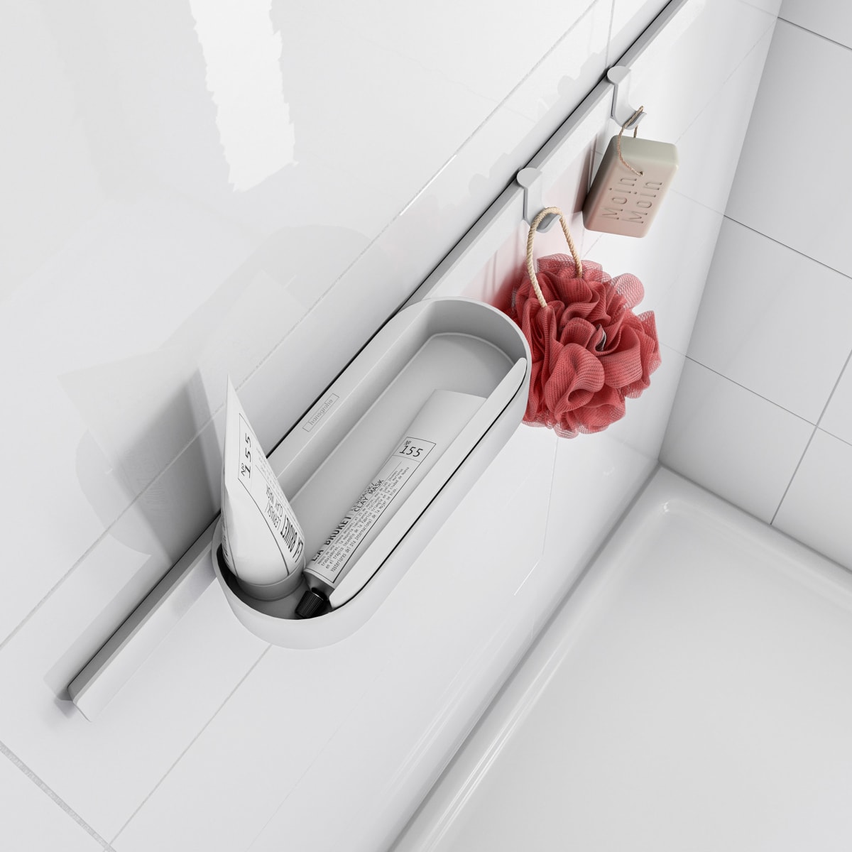 Amazon.com: hansgrohe WallStoris 4-inch Modern Storage