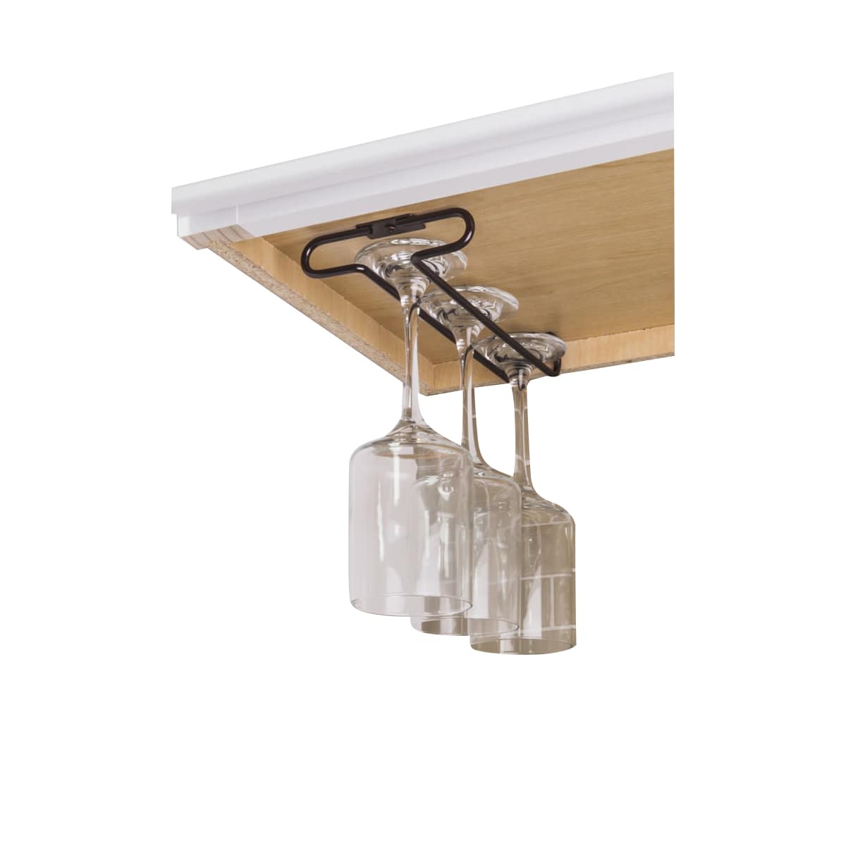 Stem glass holder under cabinet cheap