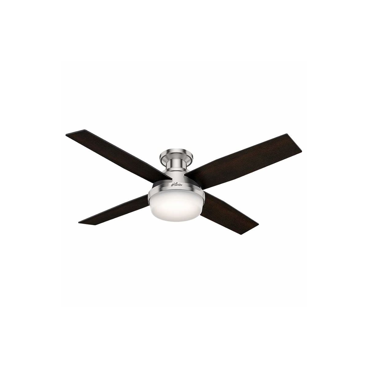 Hunter 59447 Noble Bronze 52 4 Blade Led Indoor Ceiling Fan With