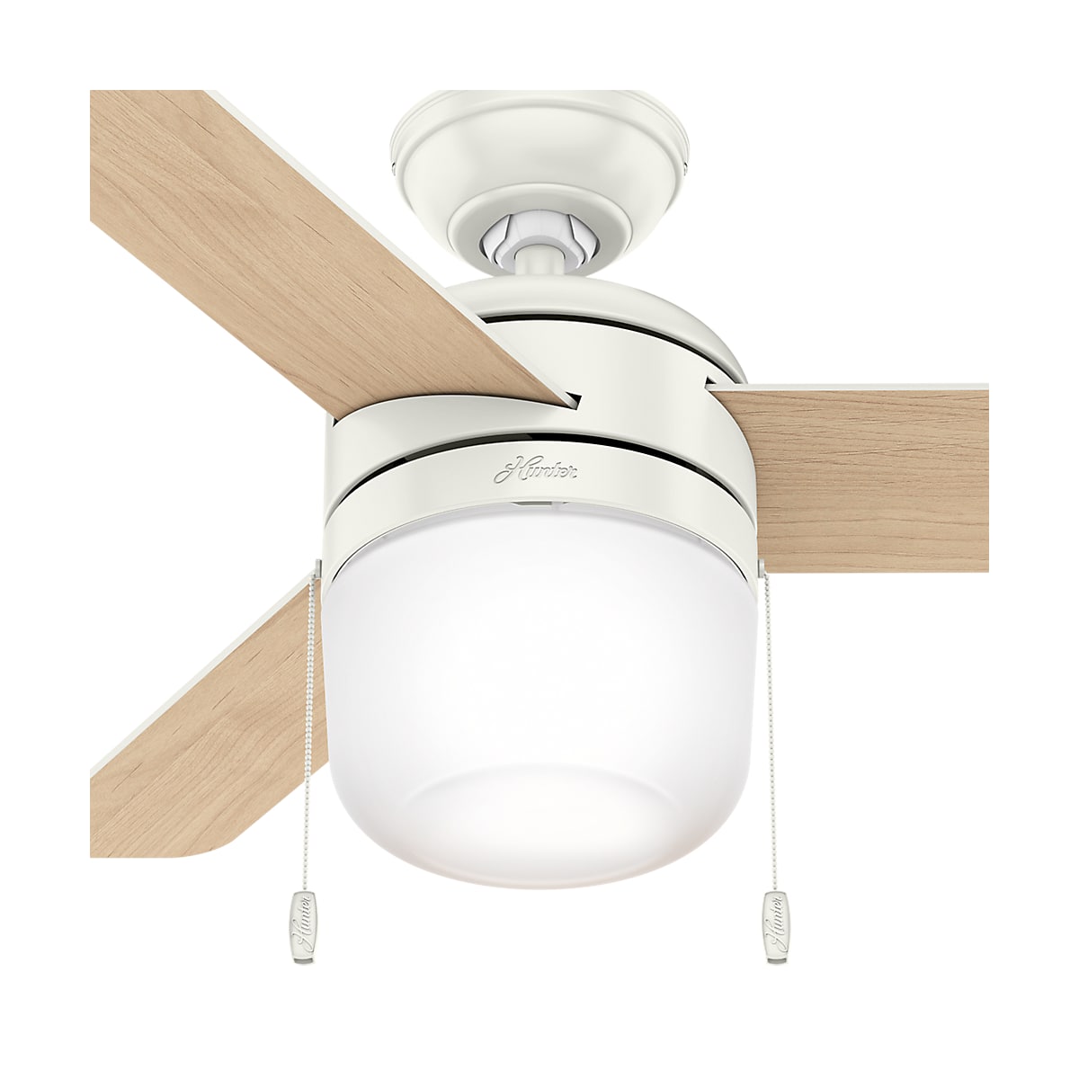 Hunter 59410 Matte Black Acumen 42 3 Blade Indoor Ceiling Fan