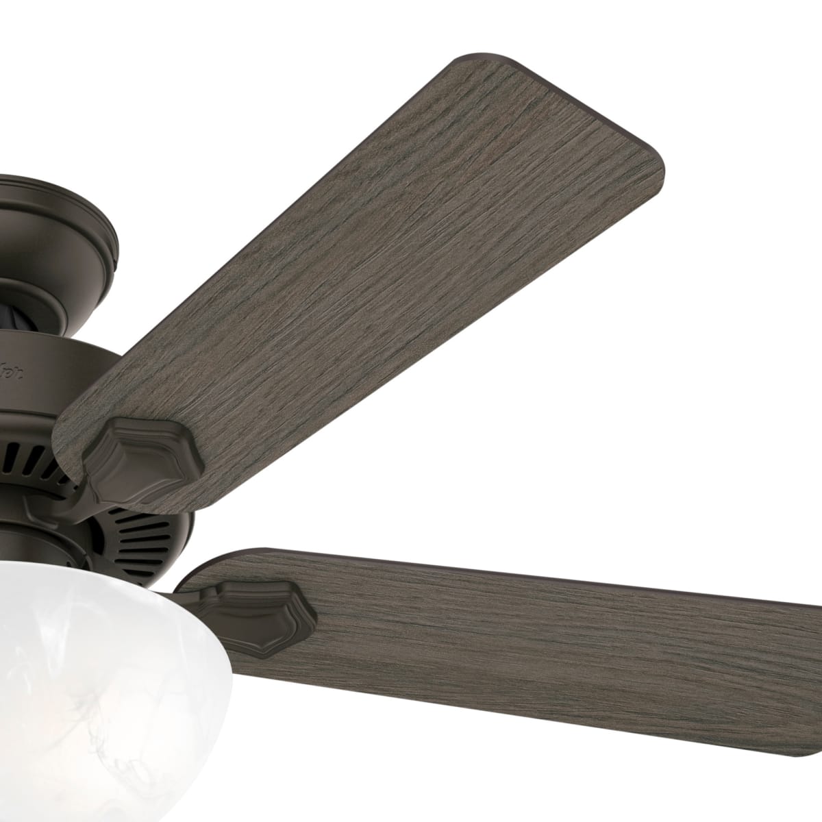 Hunter Colby 52 Matte Black Outdoor Ceiling Fan Shelly Lighting