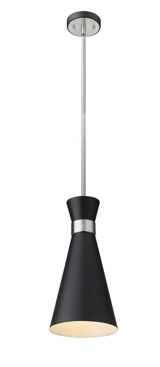 James Allan ZP51696MBKHTB Matte Black / Heritage Brass Inez