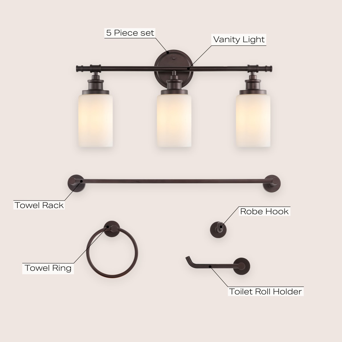 Vanity light set hot sale