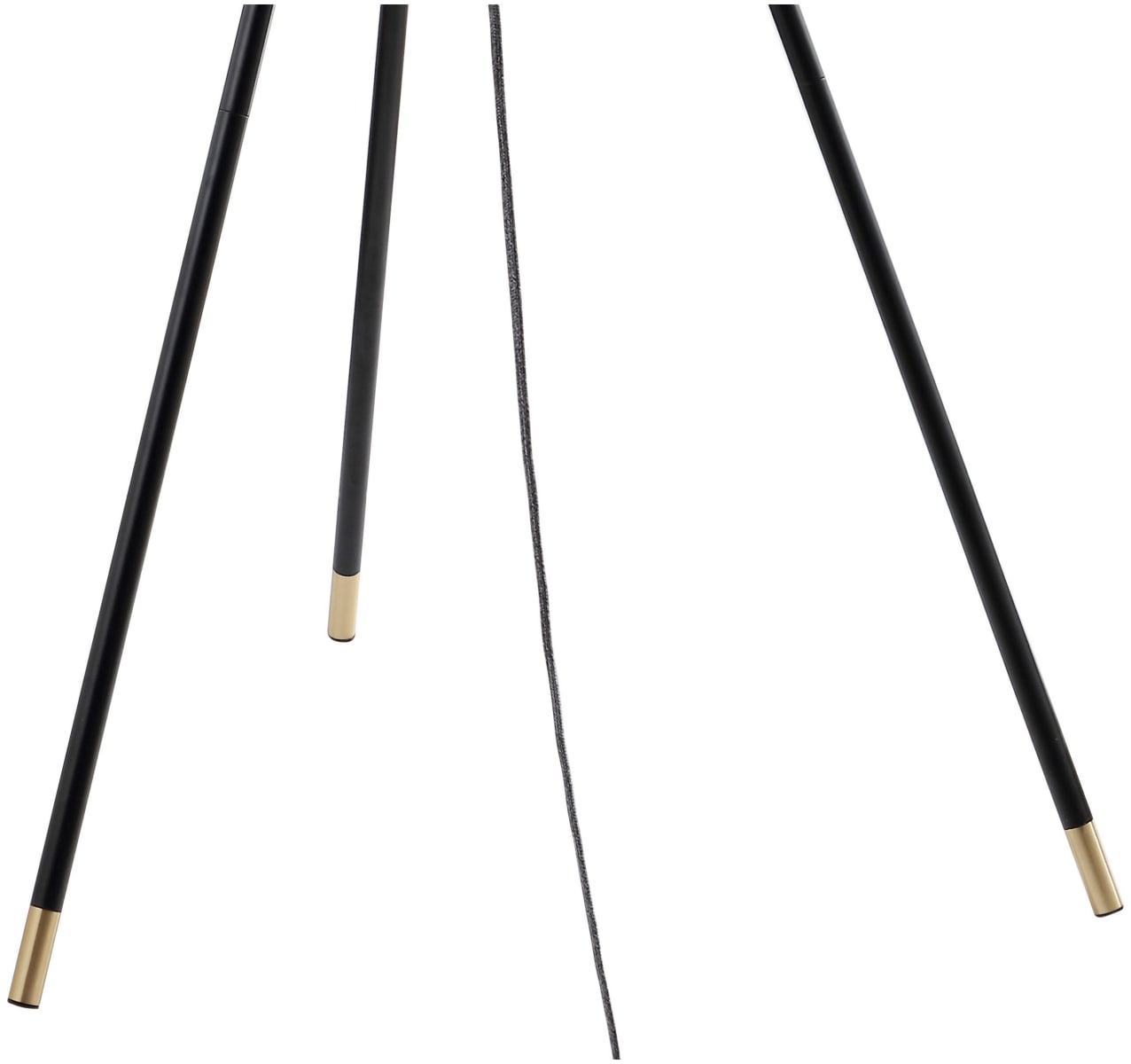 JONATHAN Y Lighting JYL6009A Black / Brass Lucius Single Light 67 ...