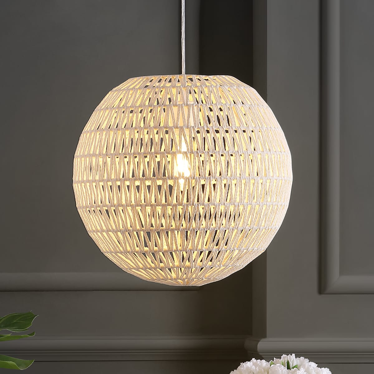 チャームライト ミニ太陽 JONATHAN Y Lighting JYL6503B Cream Luna 16