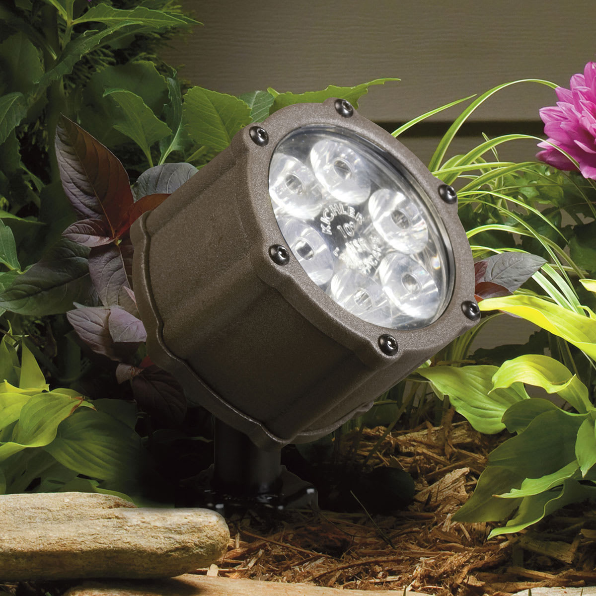 おトク情報がいっぱい！ Kichler 15741BKT Textured Black 8.5W LED Accent Light ゲームキャラクター