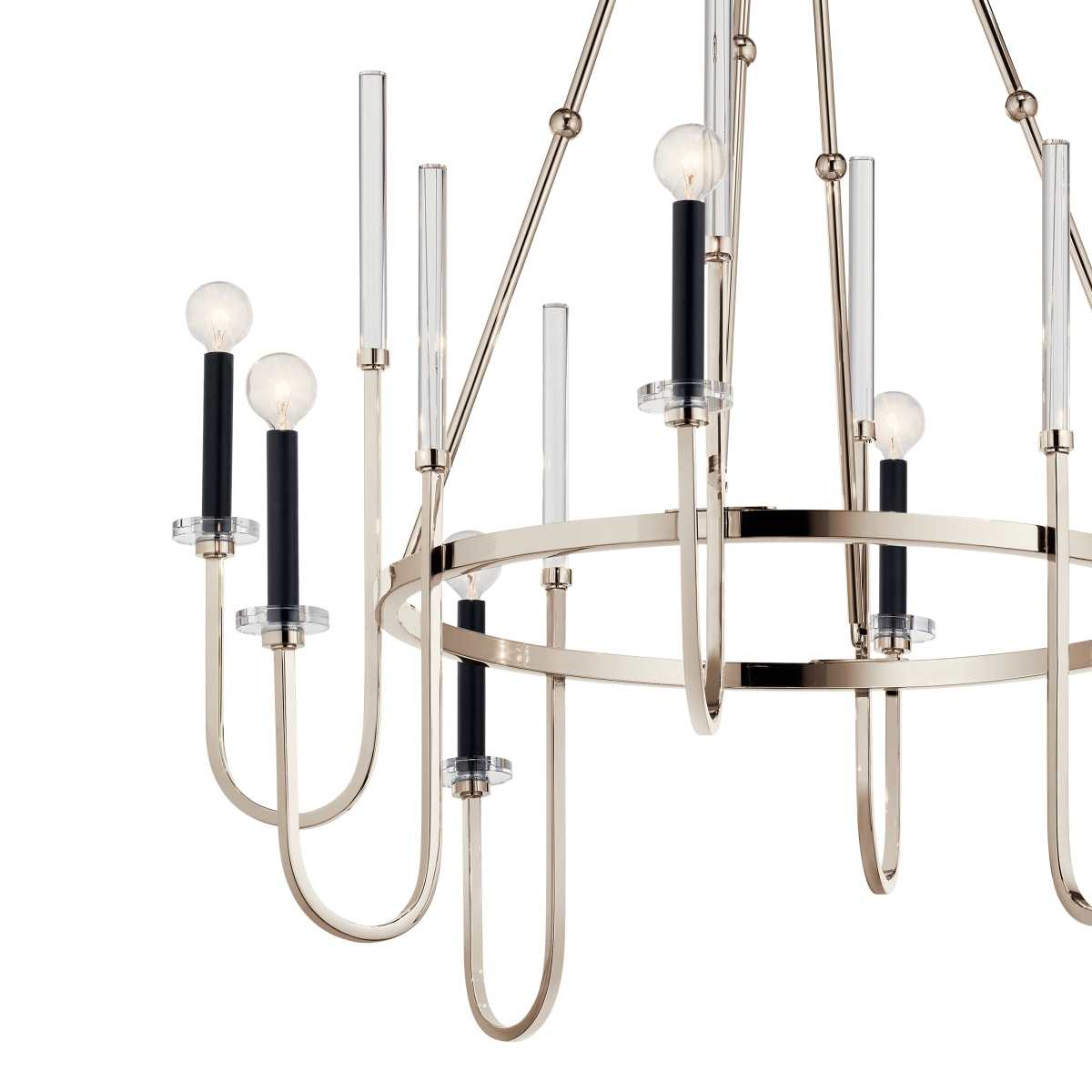 Kichler 52210PN Polished Nickel Kadas 8 Light 36