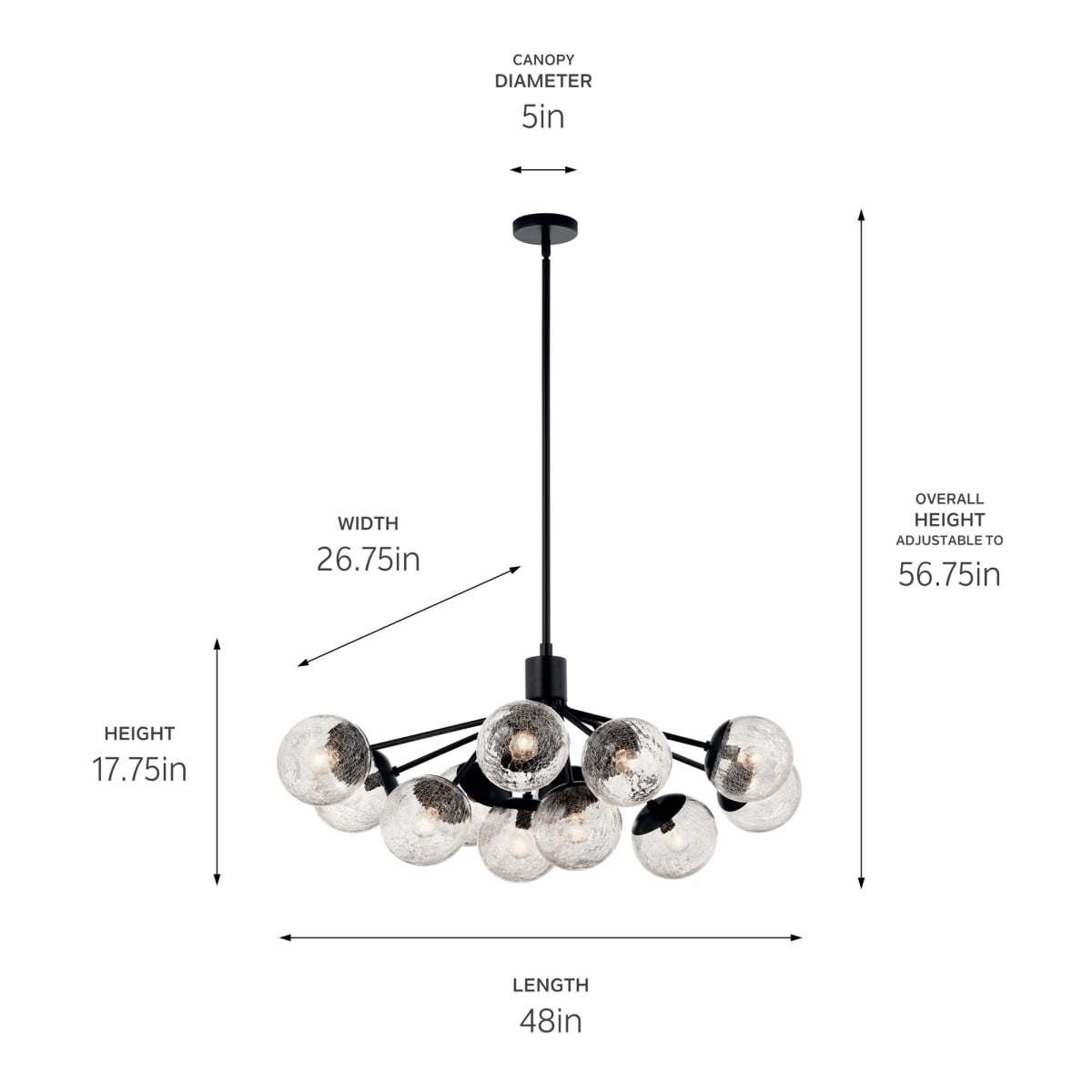 Kichler 52700CPZ Silvarious 3 Light Champagne Bronze