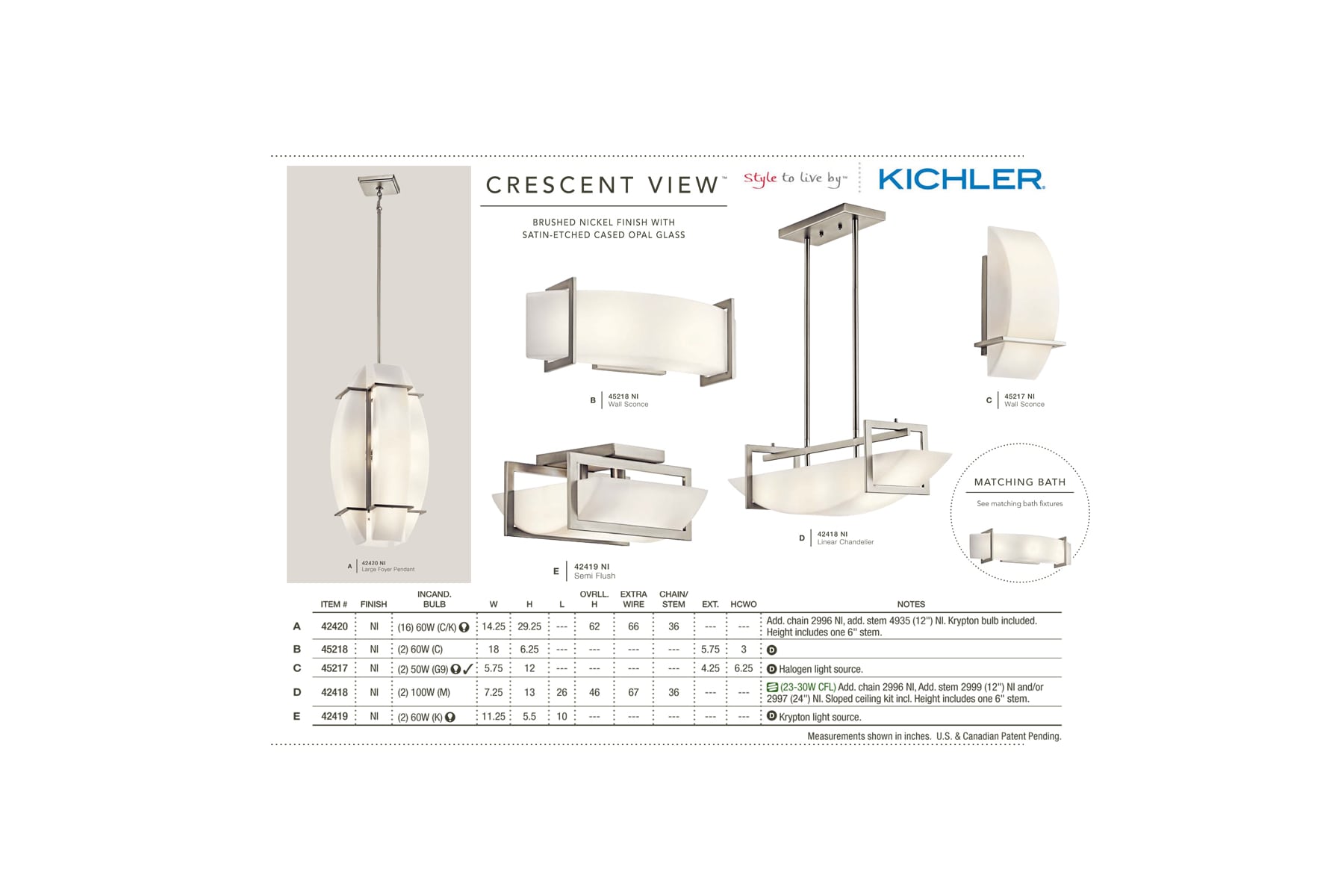 kichler 45218ni