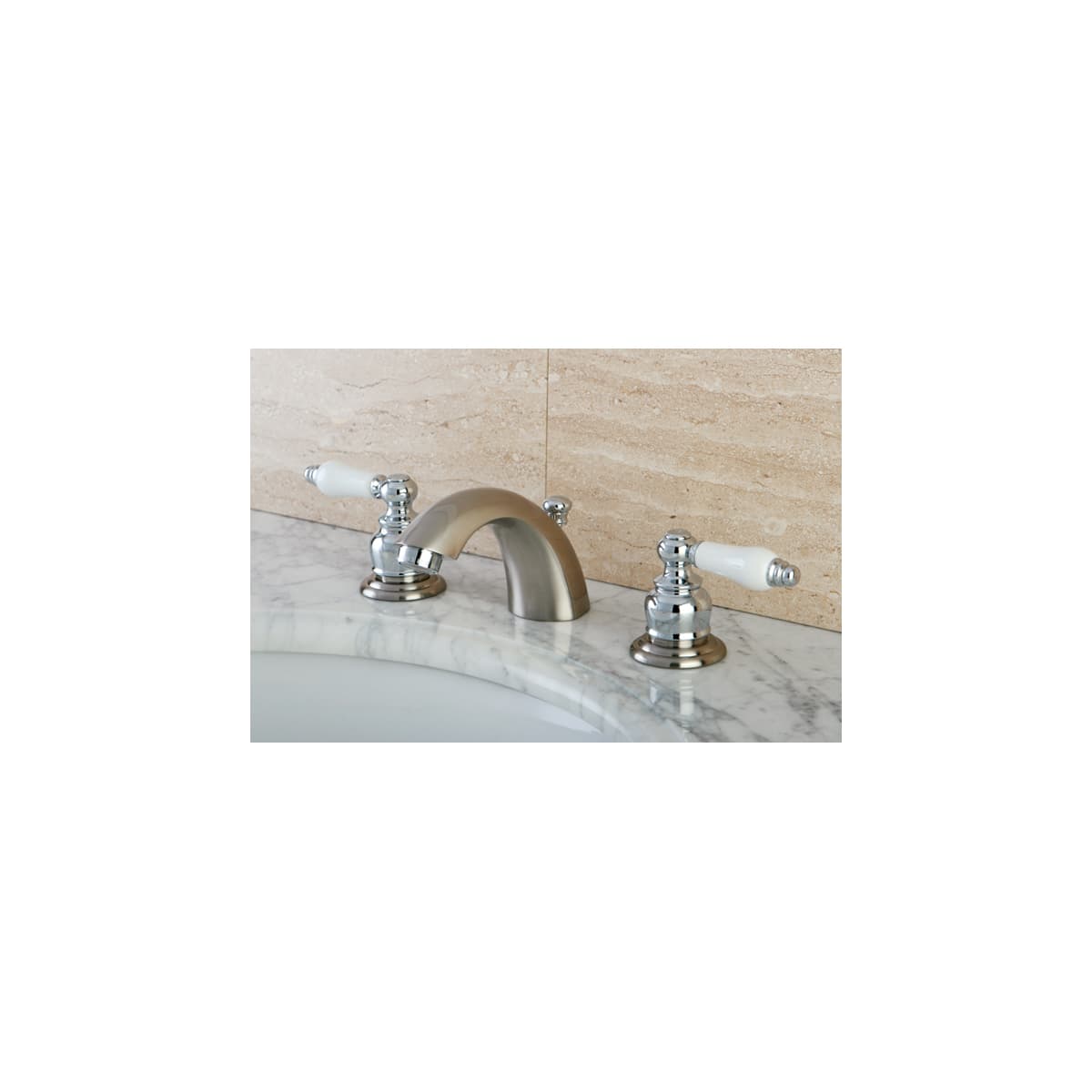 Kingston Brass KB945B Victorian Mini Spread Lavatory Faucet Oil Rubbed Bronze