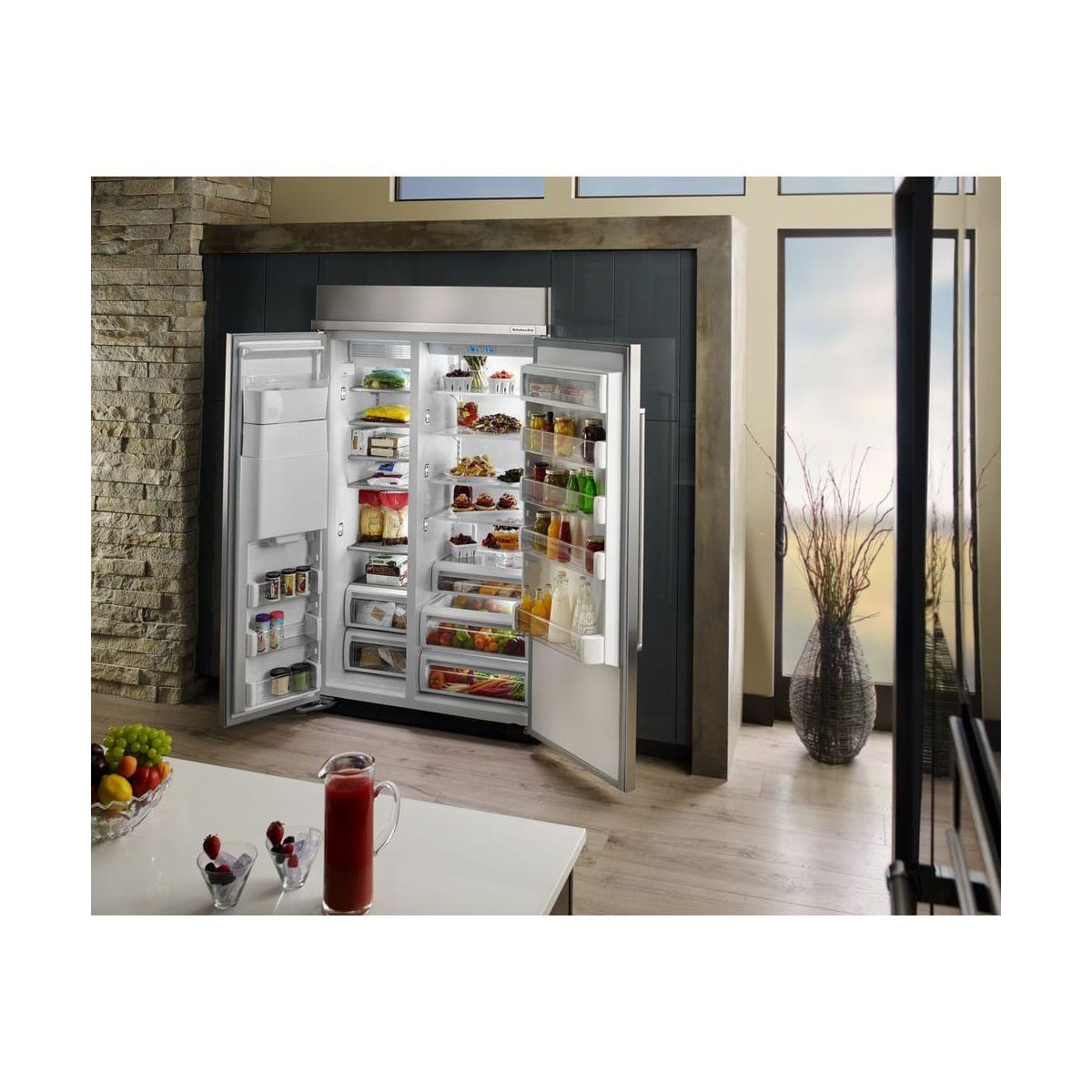 KitchenAid KBSD618ESS Stainless Steel 48 Inch Wide 29.5 Cu ...