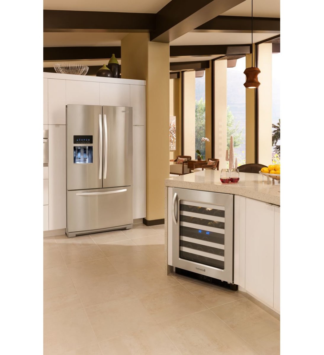 Kitchenaid 24 hot sale wine cooler