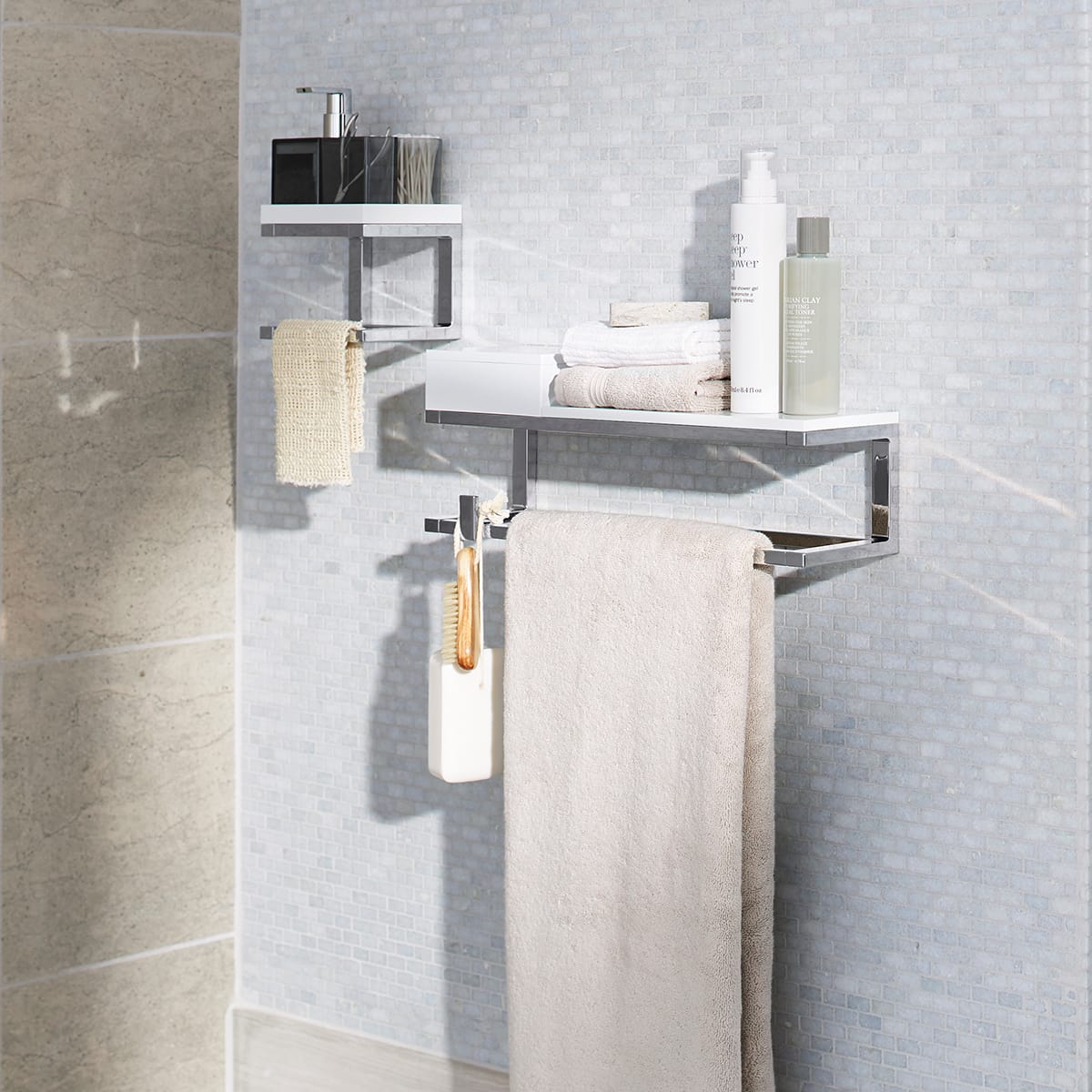 KOHLER Draft 6 in. Towel Bar Frame in Vibrant Rose Gold