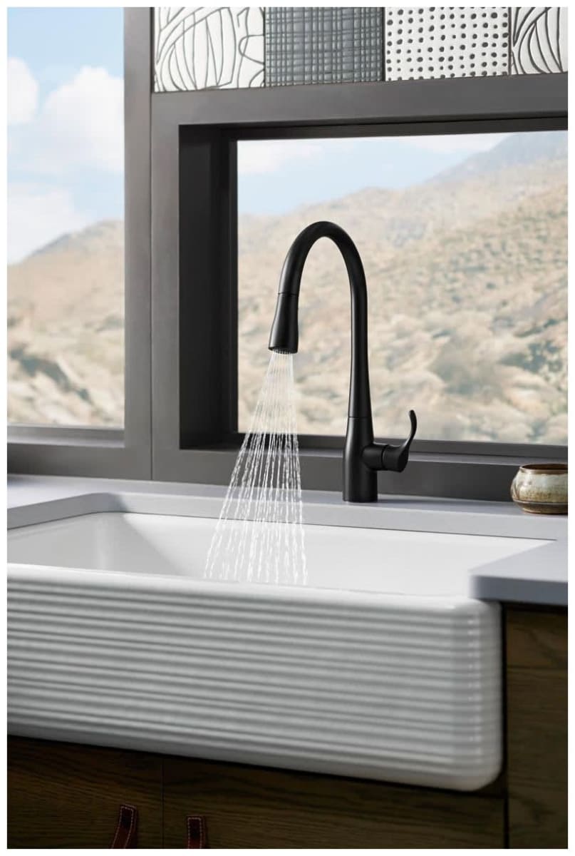 Kohler K-596-VS Vibrant Stainless Simplice 1.5 GPM Single ...