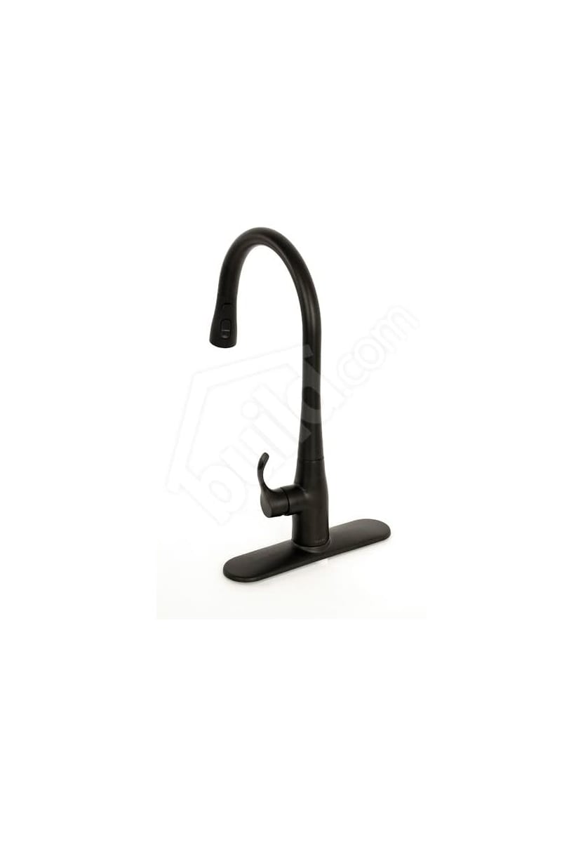 Kohler K-597-BL Matte Black Simplice 1.5 GPM Single Hole Pull ...