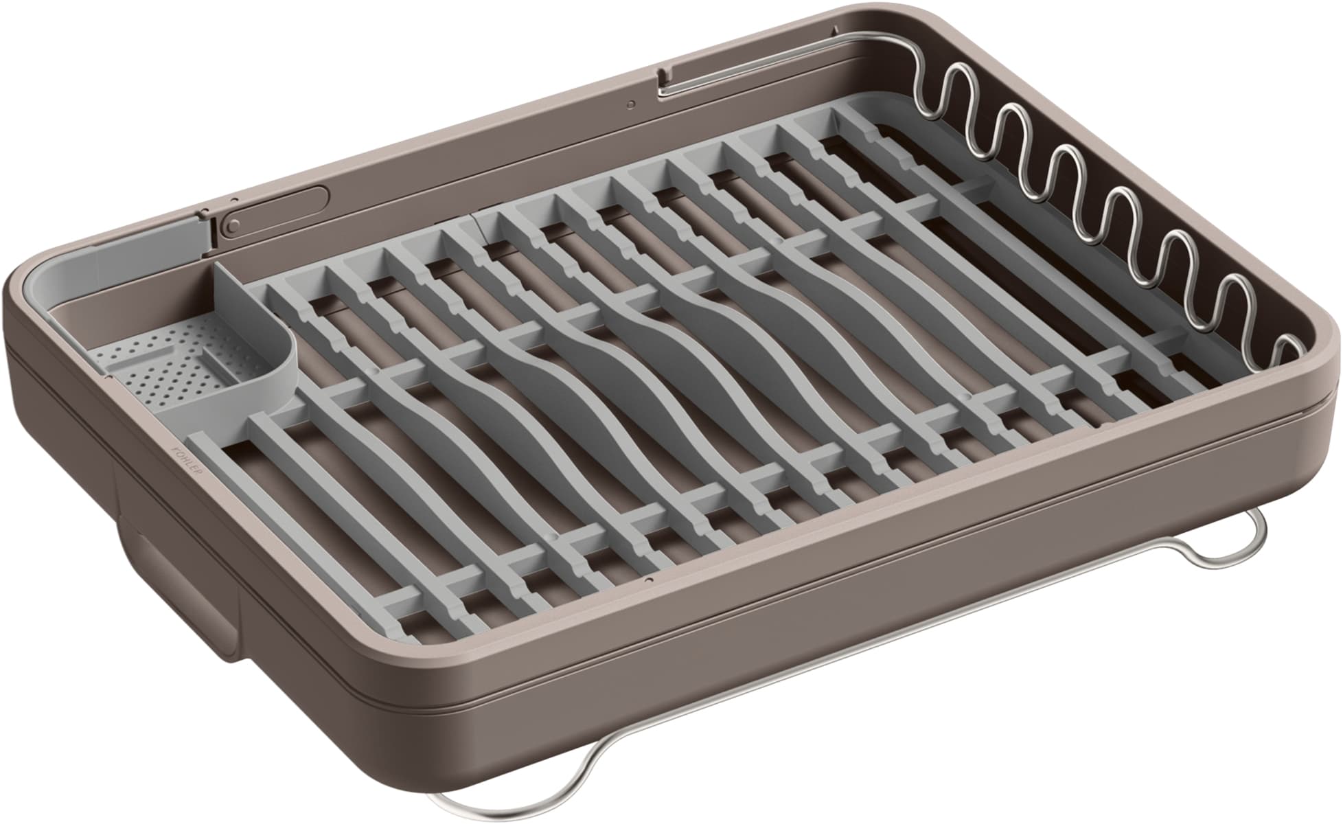 Kohler K 8631 BLU Blue Reset Collapsible Dish Rack Faucet