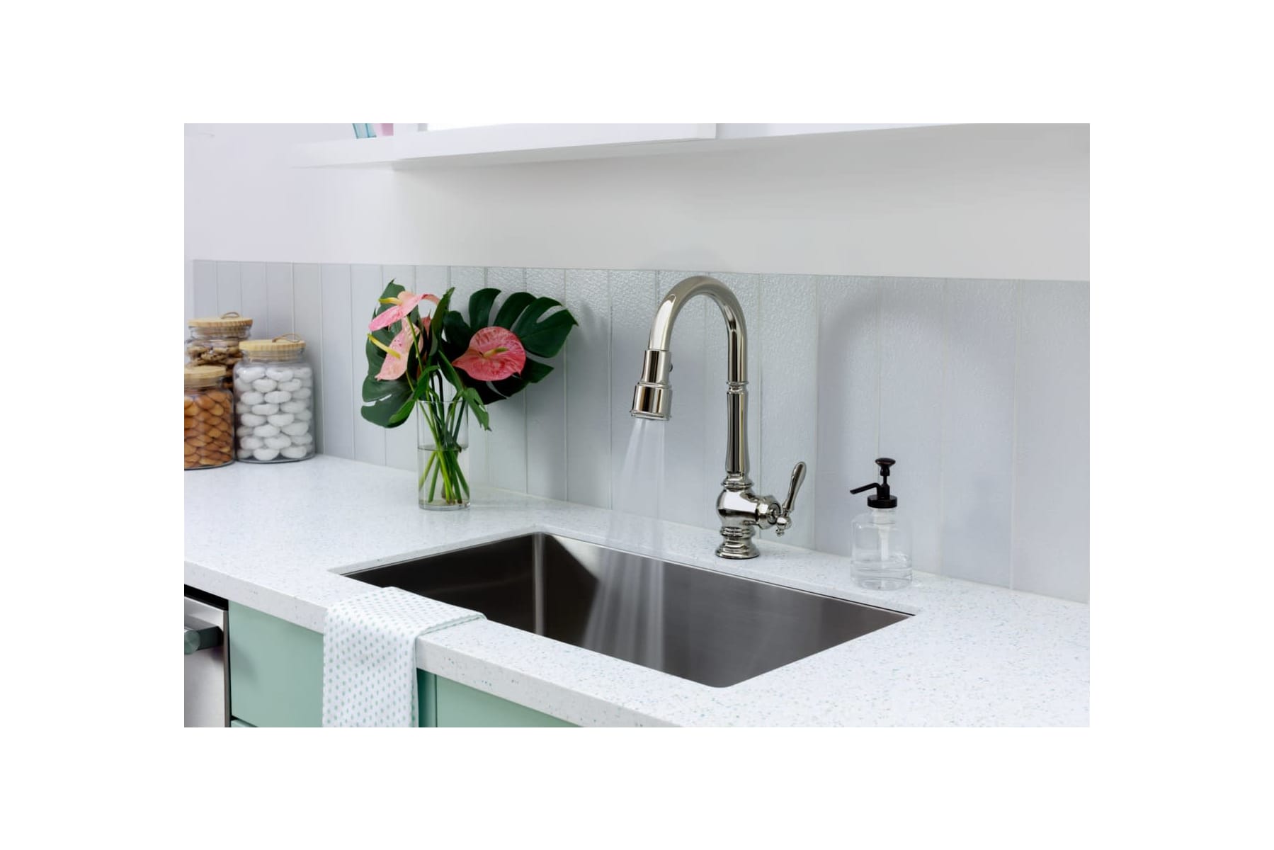 Kohler K-99261-VS Vibrant Stainless Artifacts 1.5 GPM Single