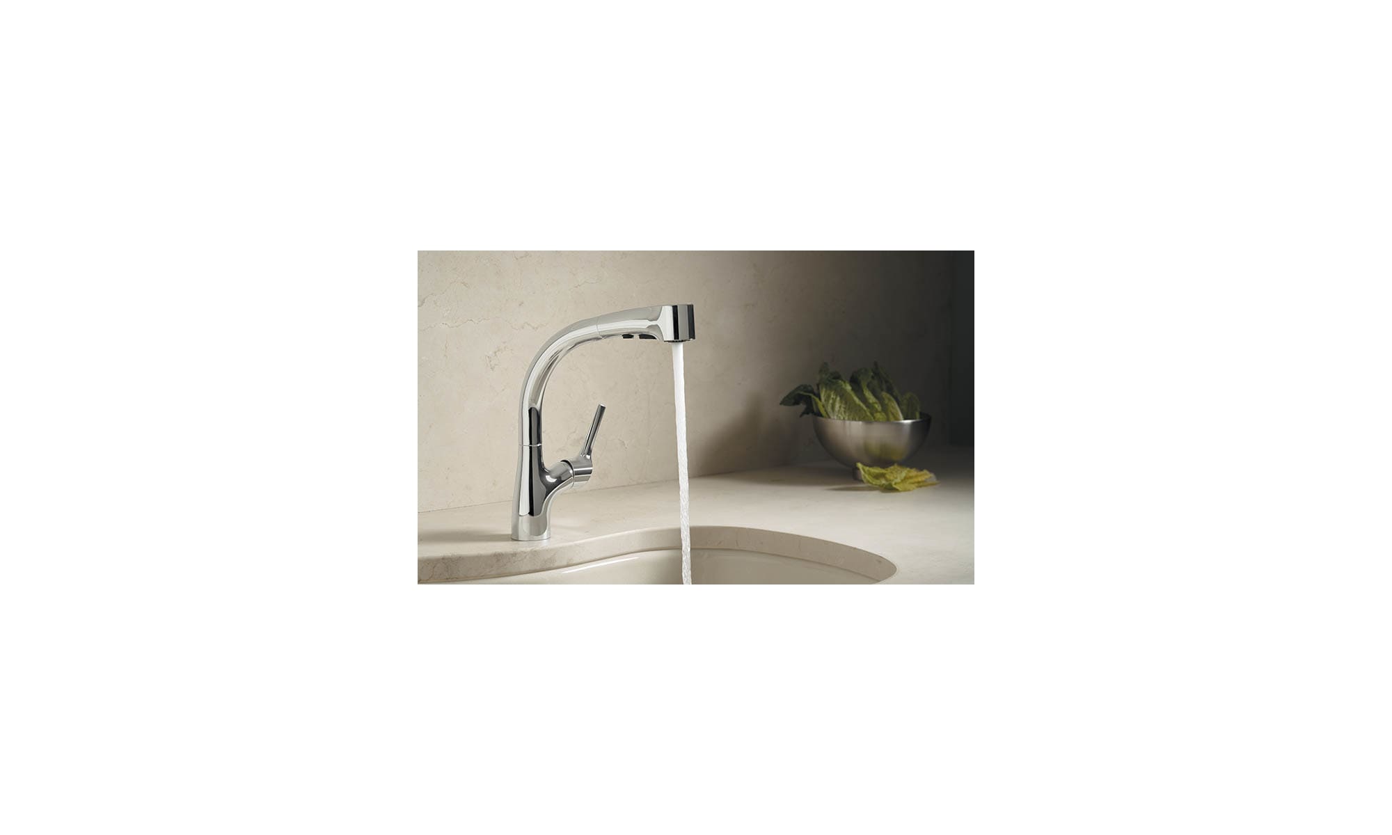 Kohler K 13963 Vs Vibrant Stainless Elate Kitchen Sink Faucet With