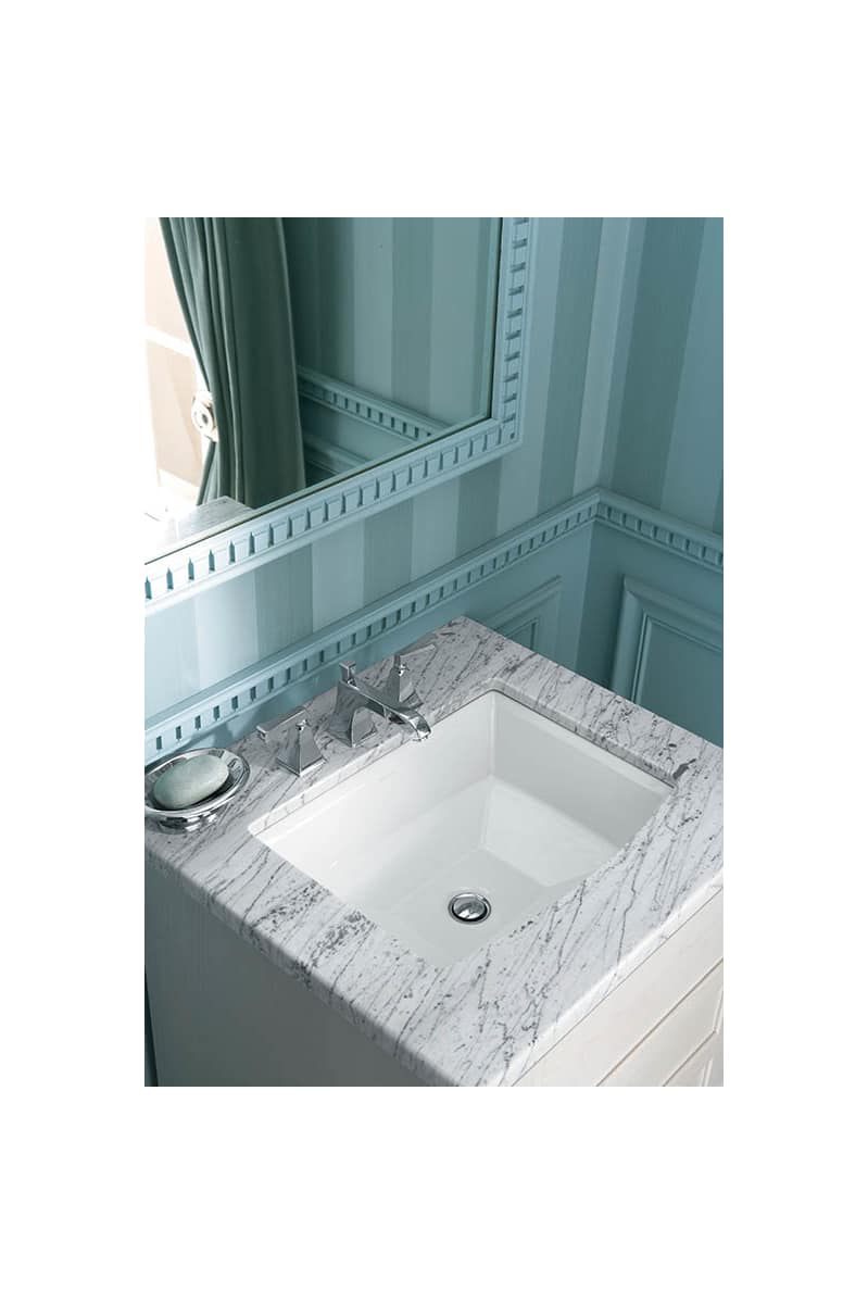 Kohler K 2355 0 White Archer 19 7 8 Undermount Bathroom Sink With Overflow Faucet Com