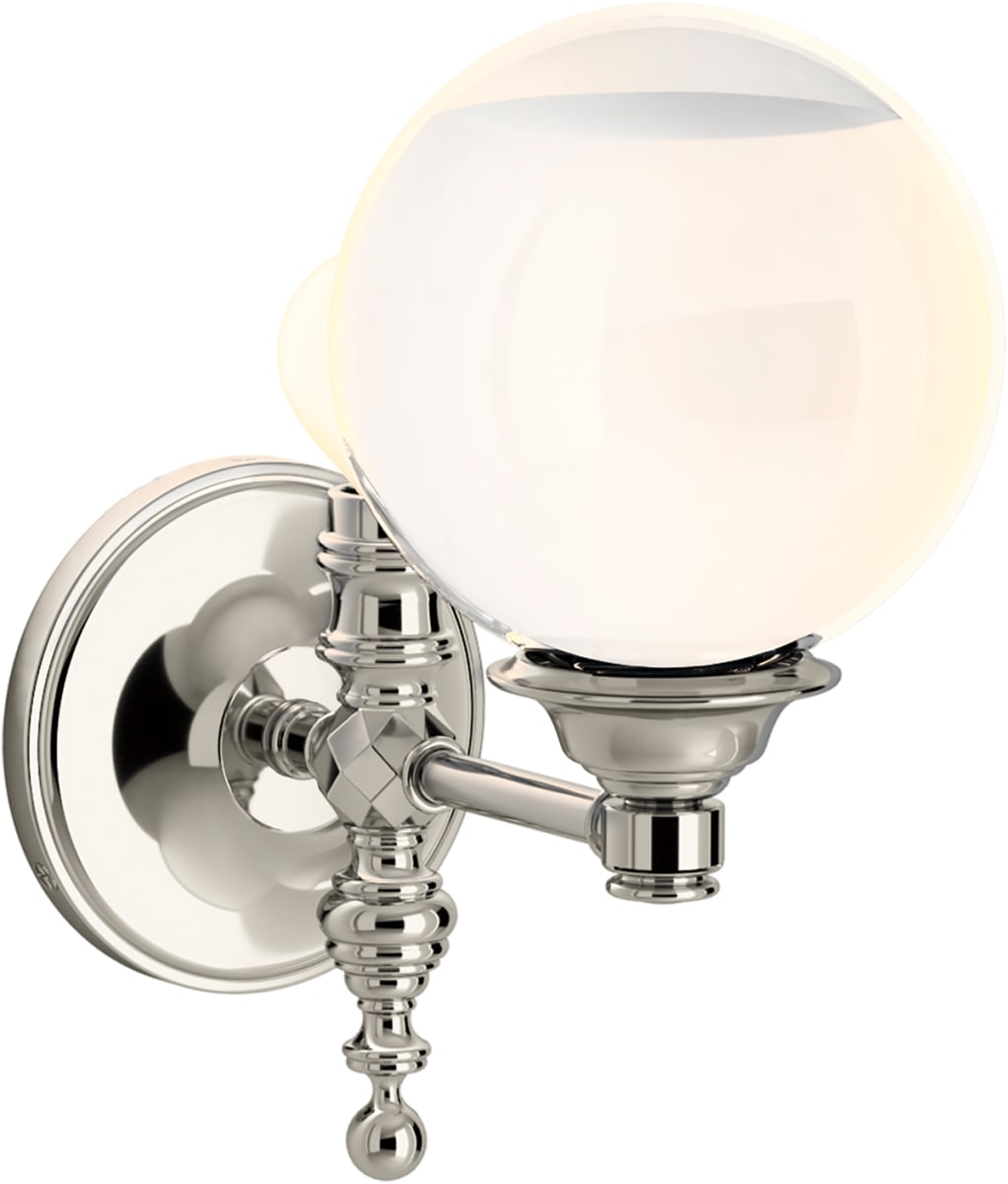 Kohler 22546 SC01 Damask One Light Lacemaker Sconce Polished Chrome