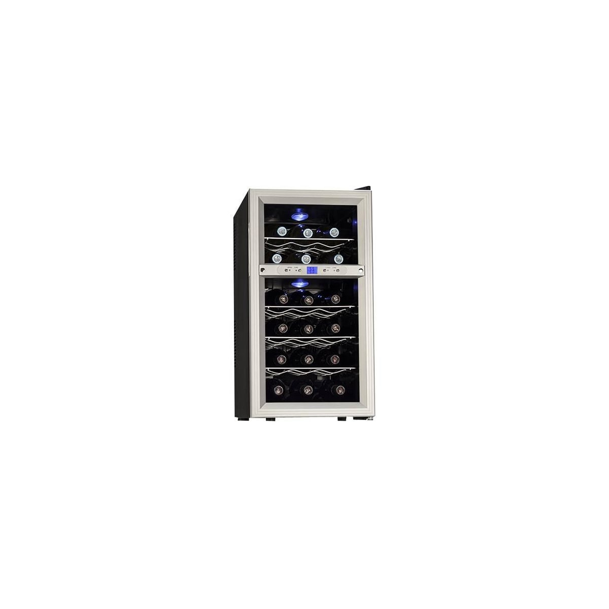 Koldfront twr181es 18 bottle dual zone freestanding shop thermoelectric wine cooler