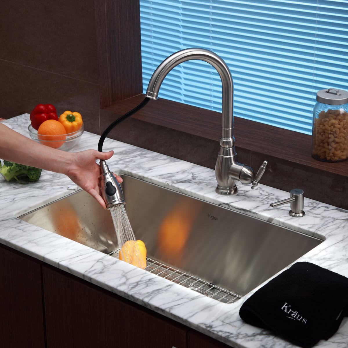 Kraus KPF-2150-SD20 Stainless Steel Stainless Steel Spray ...