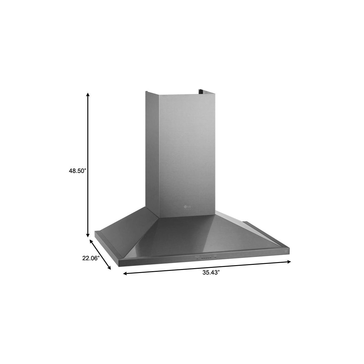 Lg 30 black hotsell stainless range hood