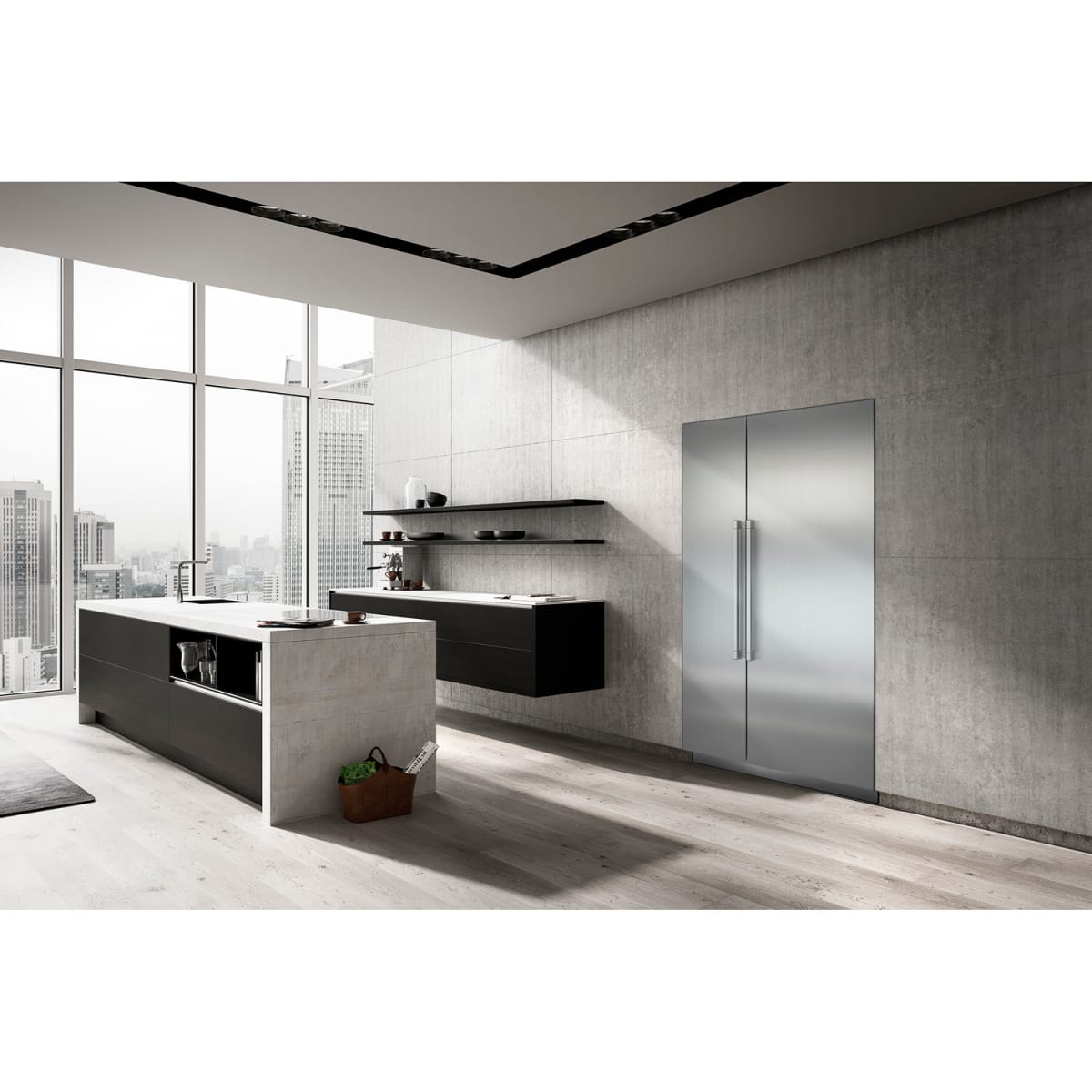 Liebherr monolith built in sales counter depth column refrigerator mrb
