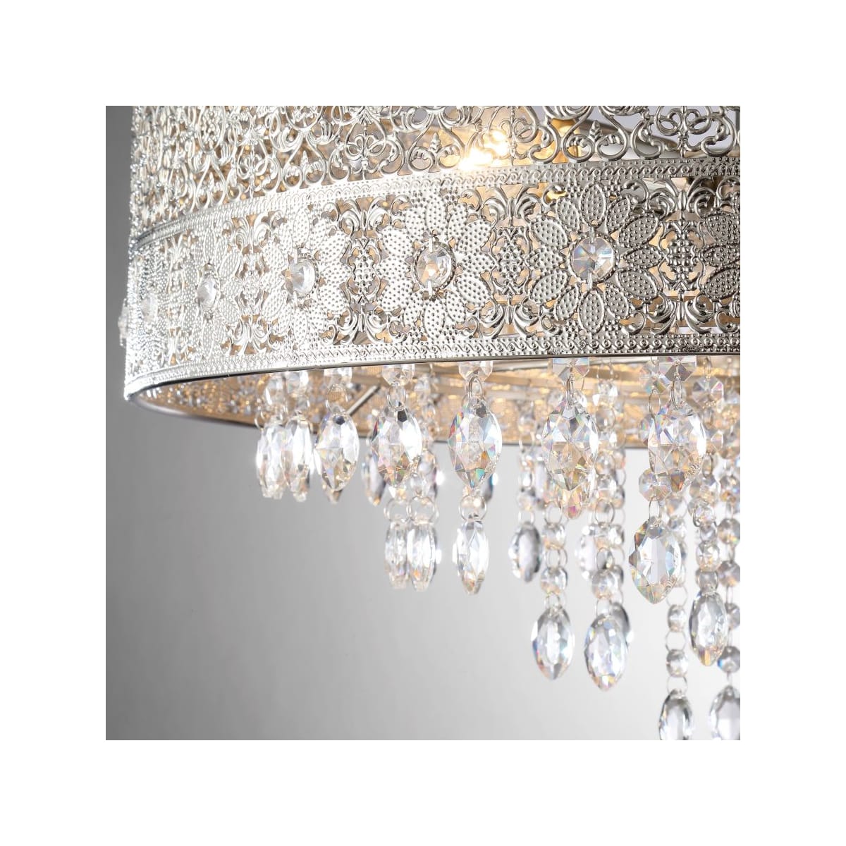 Florence crystal 3 light flush fitting sale