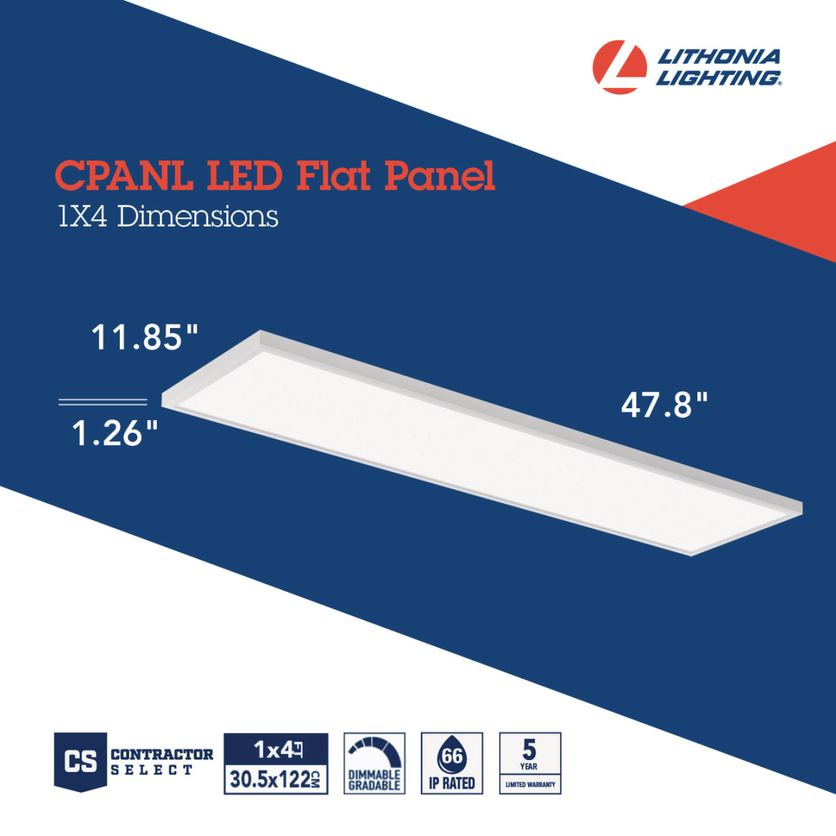Lithonia cpanl hot sale 1x4