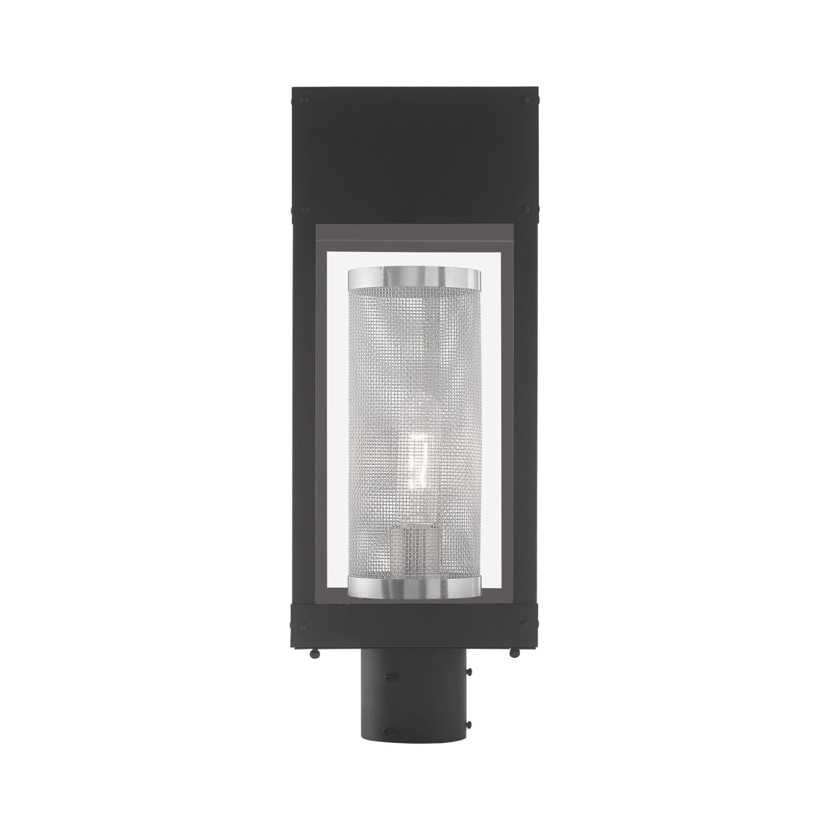 一番人気物 Livex 19 Franklin Black 20763-04 Lighting 水槽