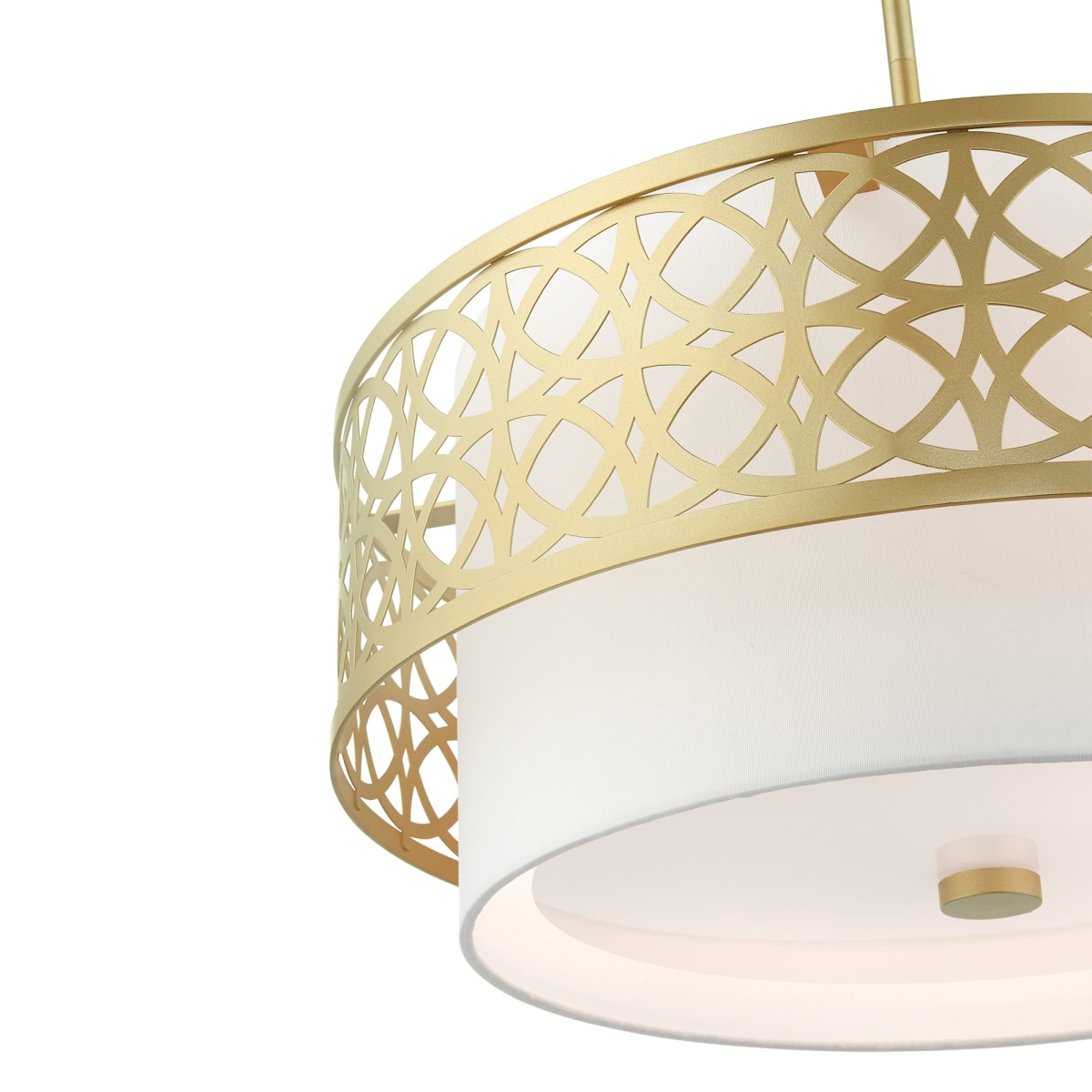 アメリカ通販ファッション Gold Soft 49865-33 Lighting Livex Calinda 20 Light 4 帽子