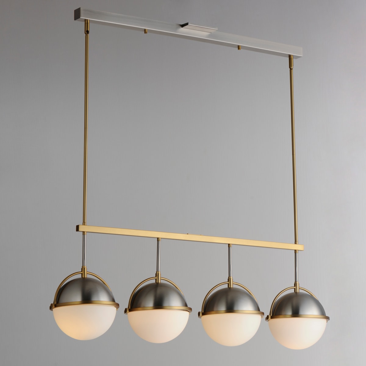 Maxim 12414SWSNSBR Satin Nickel / Satin Brass Duke 4 Light