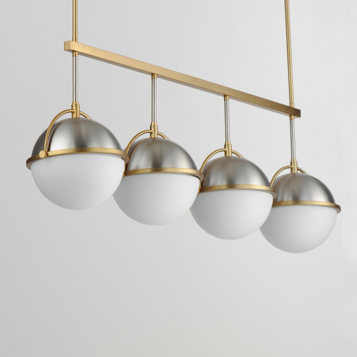 Maxim 12414SWSNSBR Satin Nickel / Satin Brass Duke 4 Light