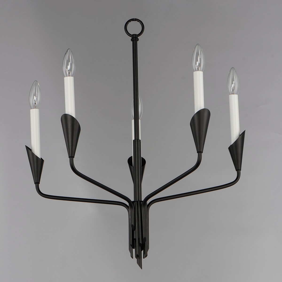魅力的な価格 Maxim 24345BK Black Calyx 5 Light 22 ワイン