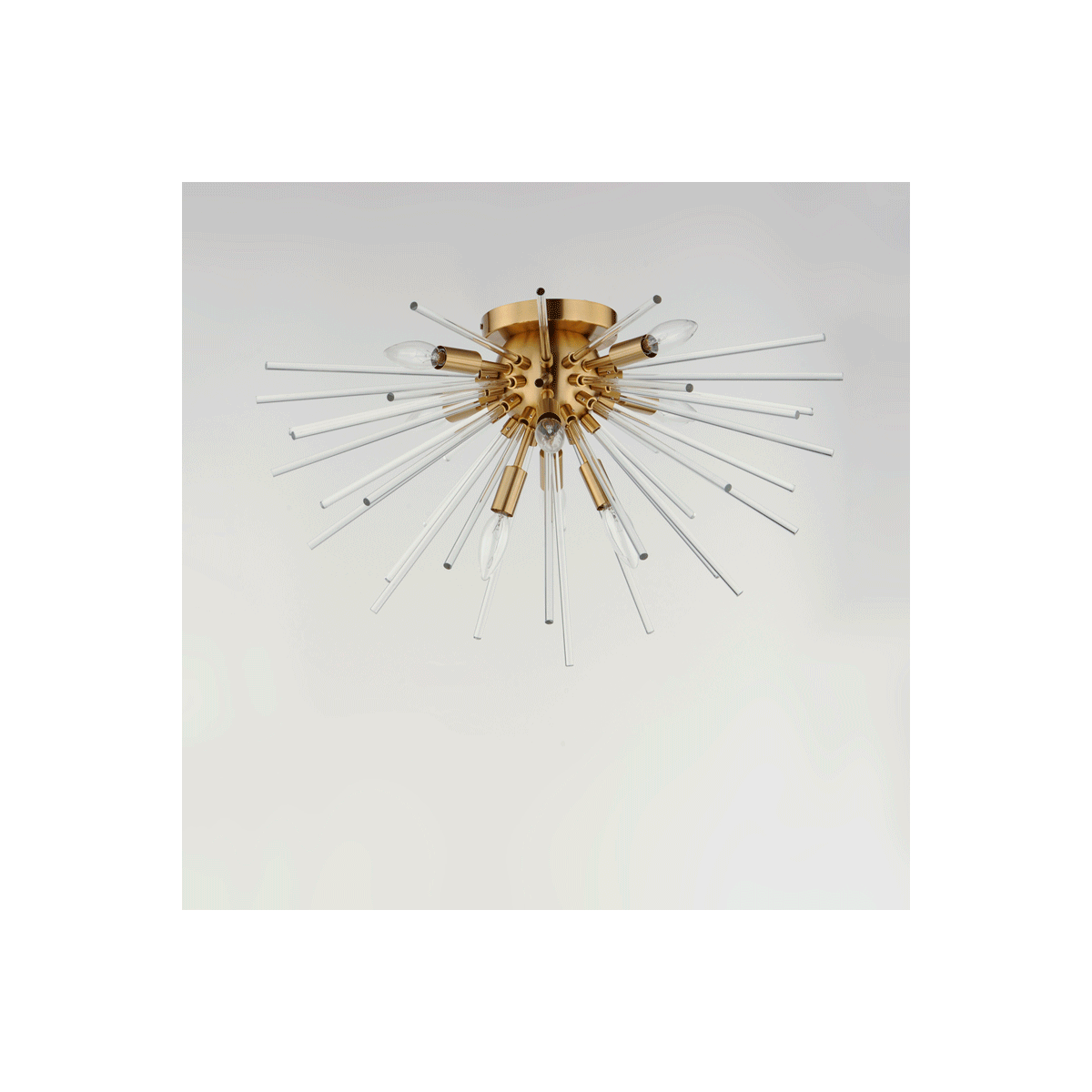 Maxim 28660CLSBR Satin Brass Polaris 8 Light 25