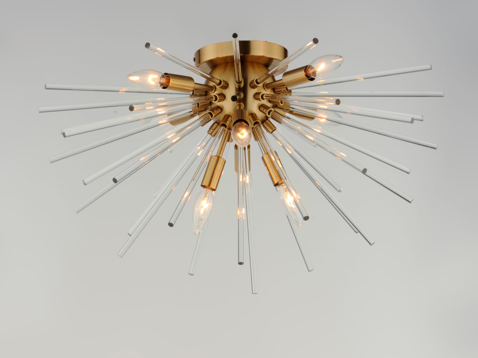Maxim 28660CLSBR Satin Brass Polaris 8 Light 25