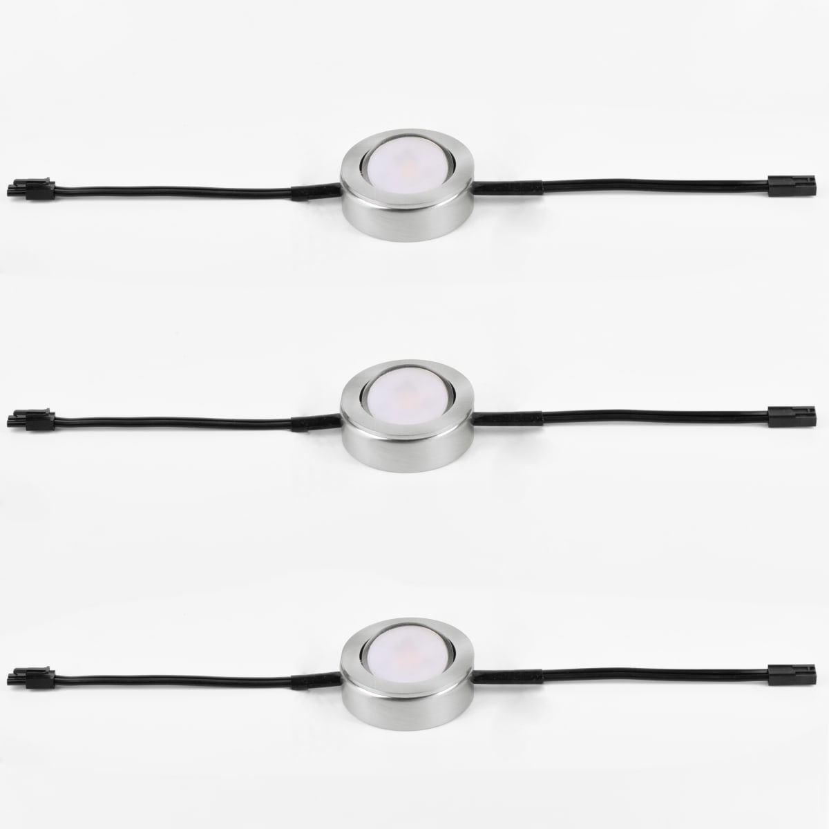 Maxim 53835WT White CounterMax (3) Single Light 2 3/4