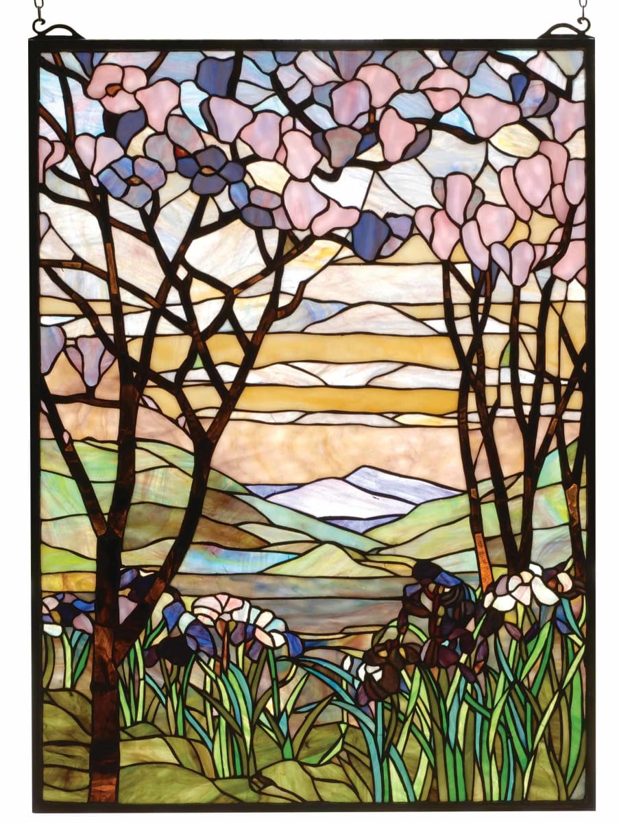 Tiffany stained glass top