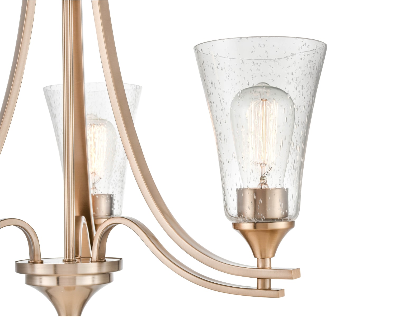 Z-Lite Lighting 100-3P-BRZ Three Light Hanging Chandelier in