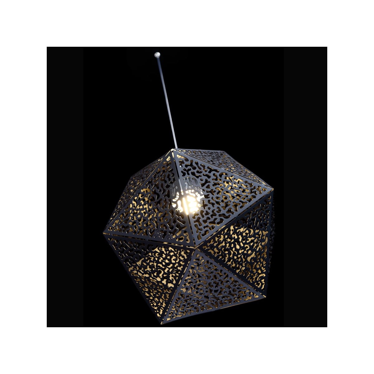 ホットマン セール Black PD-62812-BK Forms Modern Riddle 12 Light Single アクセサリー