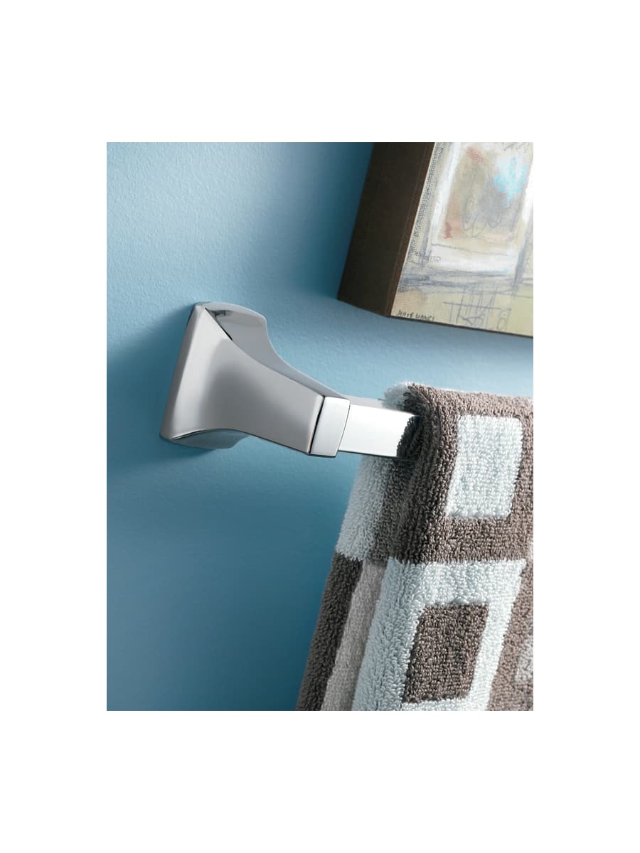 Moen P5340 Chrome Toothbrush Holder from the Donner Contemporary Collection FaucetDirect