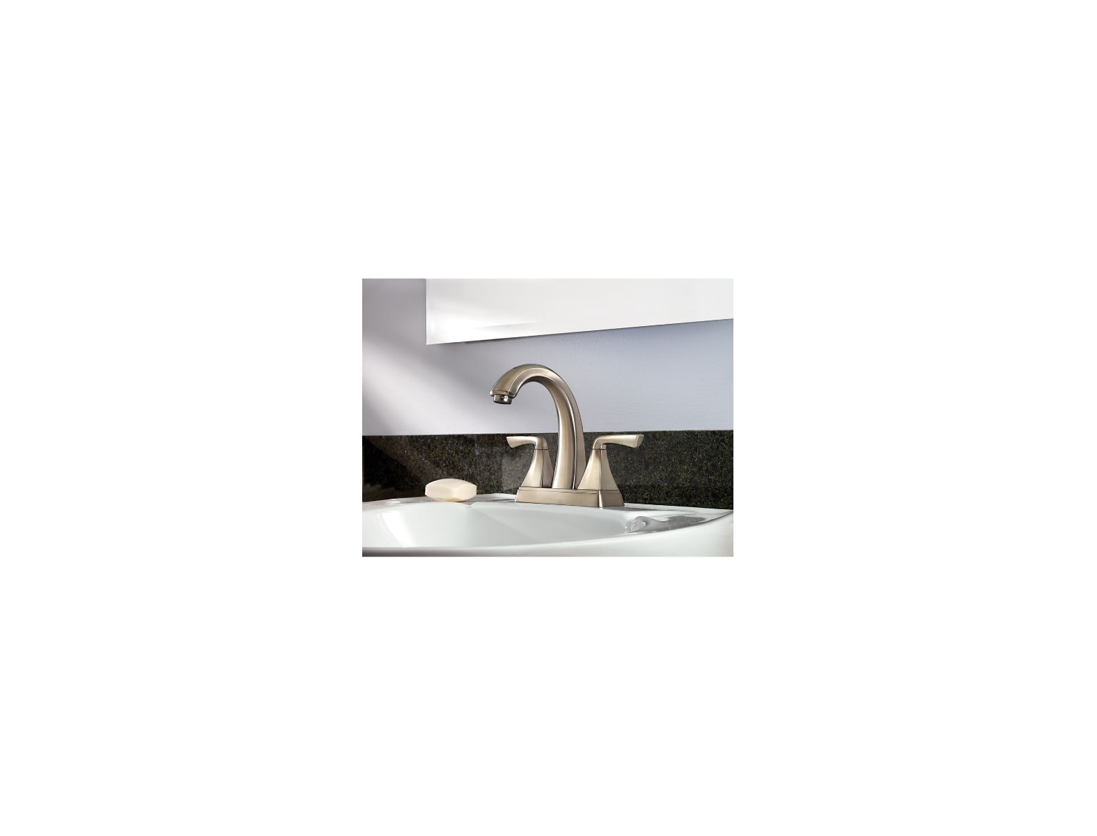 Pfister Lf048slkk Brushed Nickel Selia Centerset Bathroom Faucet
