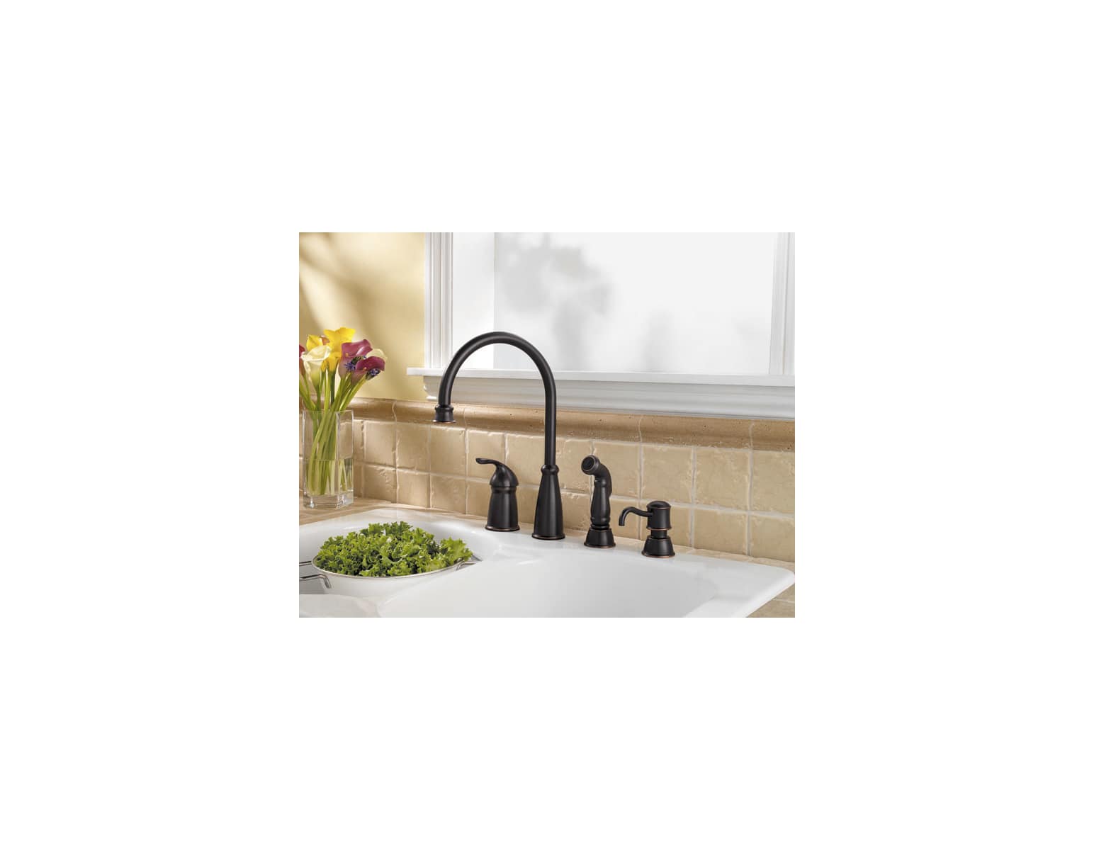 Pfister F 026 4cbs Stainless Steel Avalon Kitchen Faucet